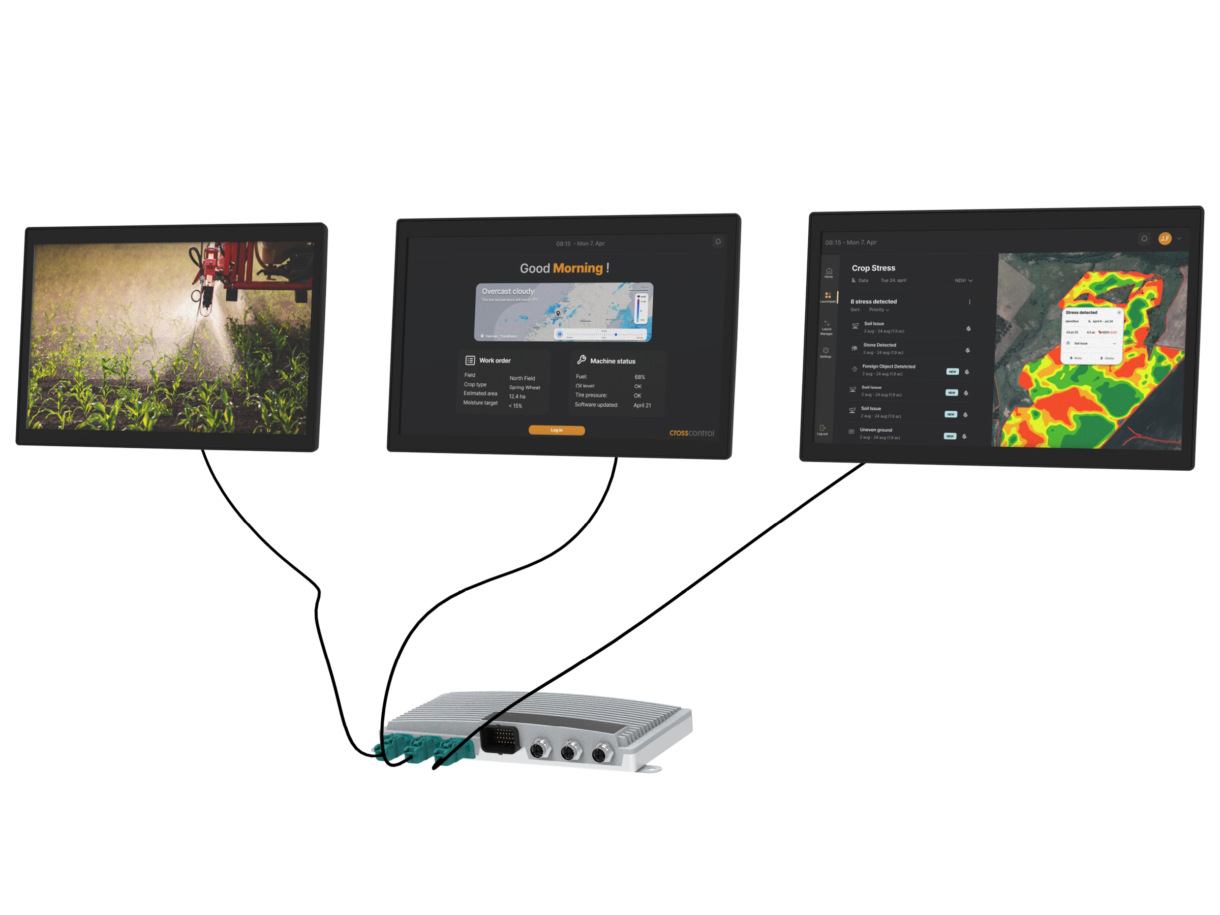 Vehicle computer and monitors