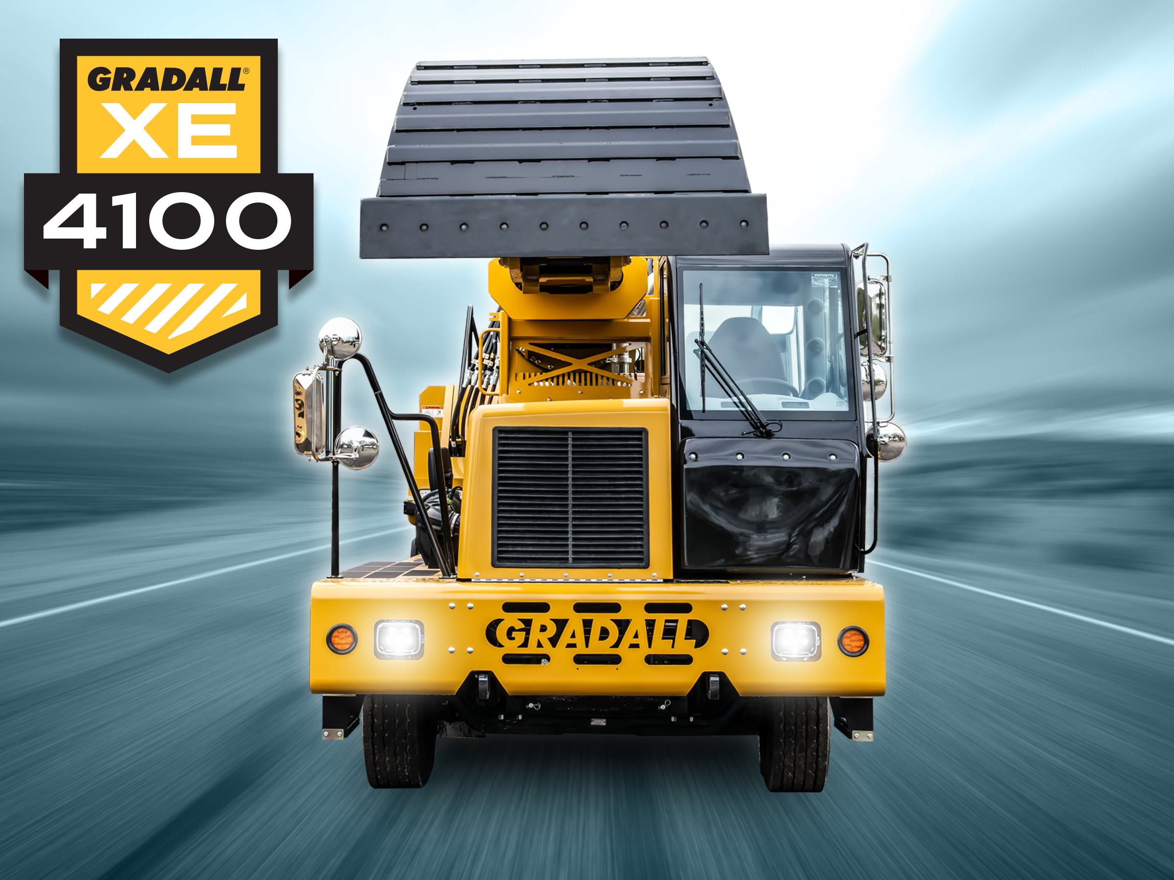 NEW XE 4100 Highway Speed Wheeled Excavator