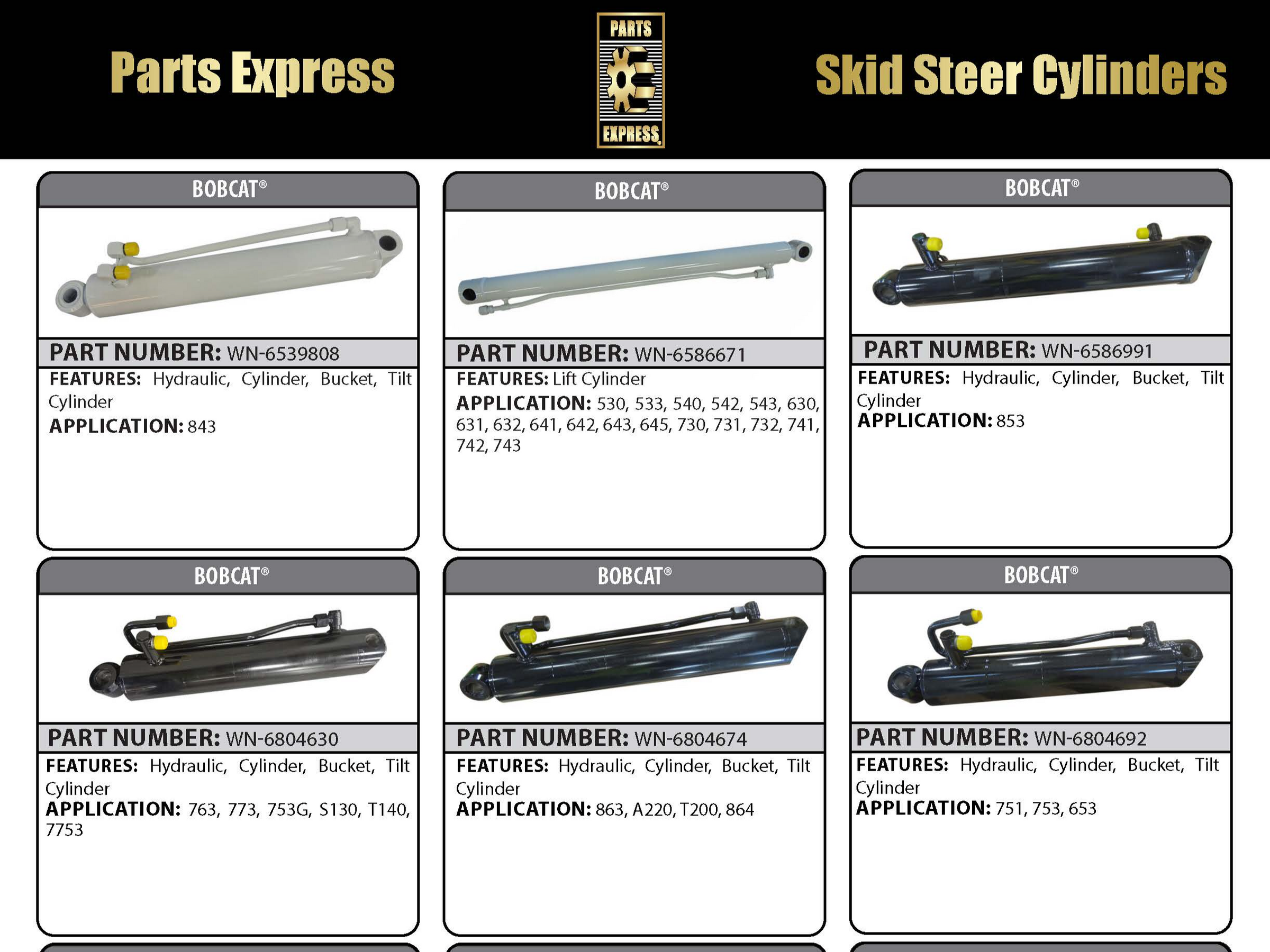 Skid Steer Cylinders