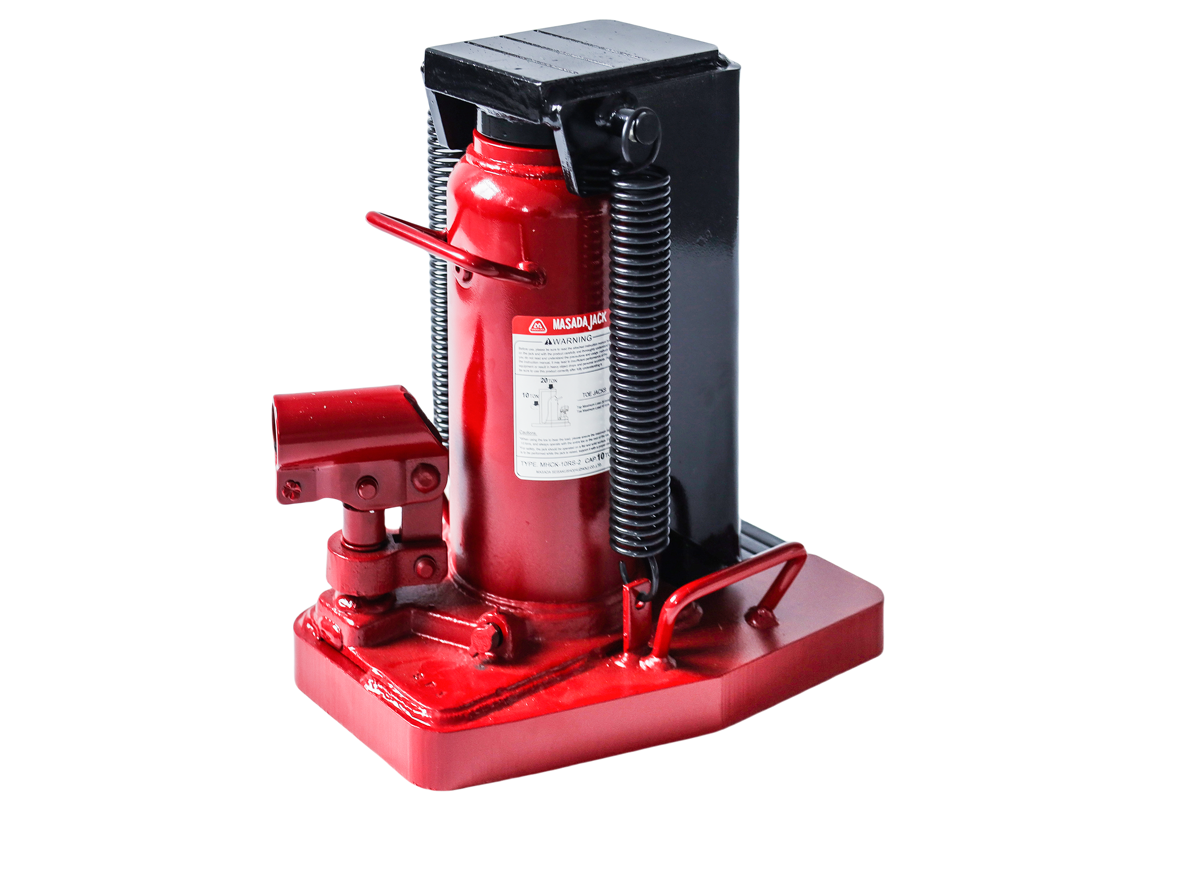 Hydraulic Toe Jack with Automatic Return Spring