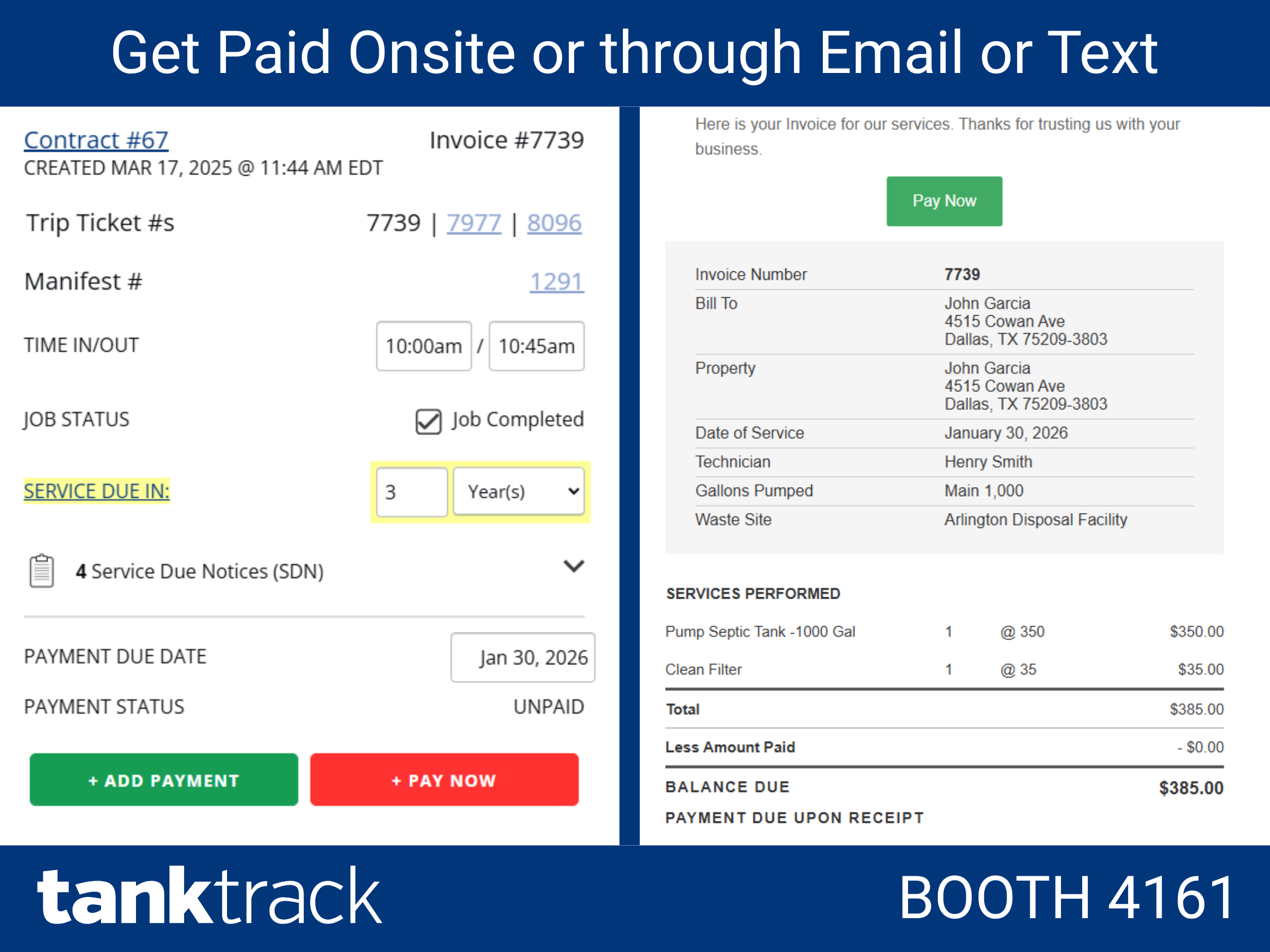 Get Paid Faster — Whether Onsite or through Email or Text