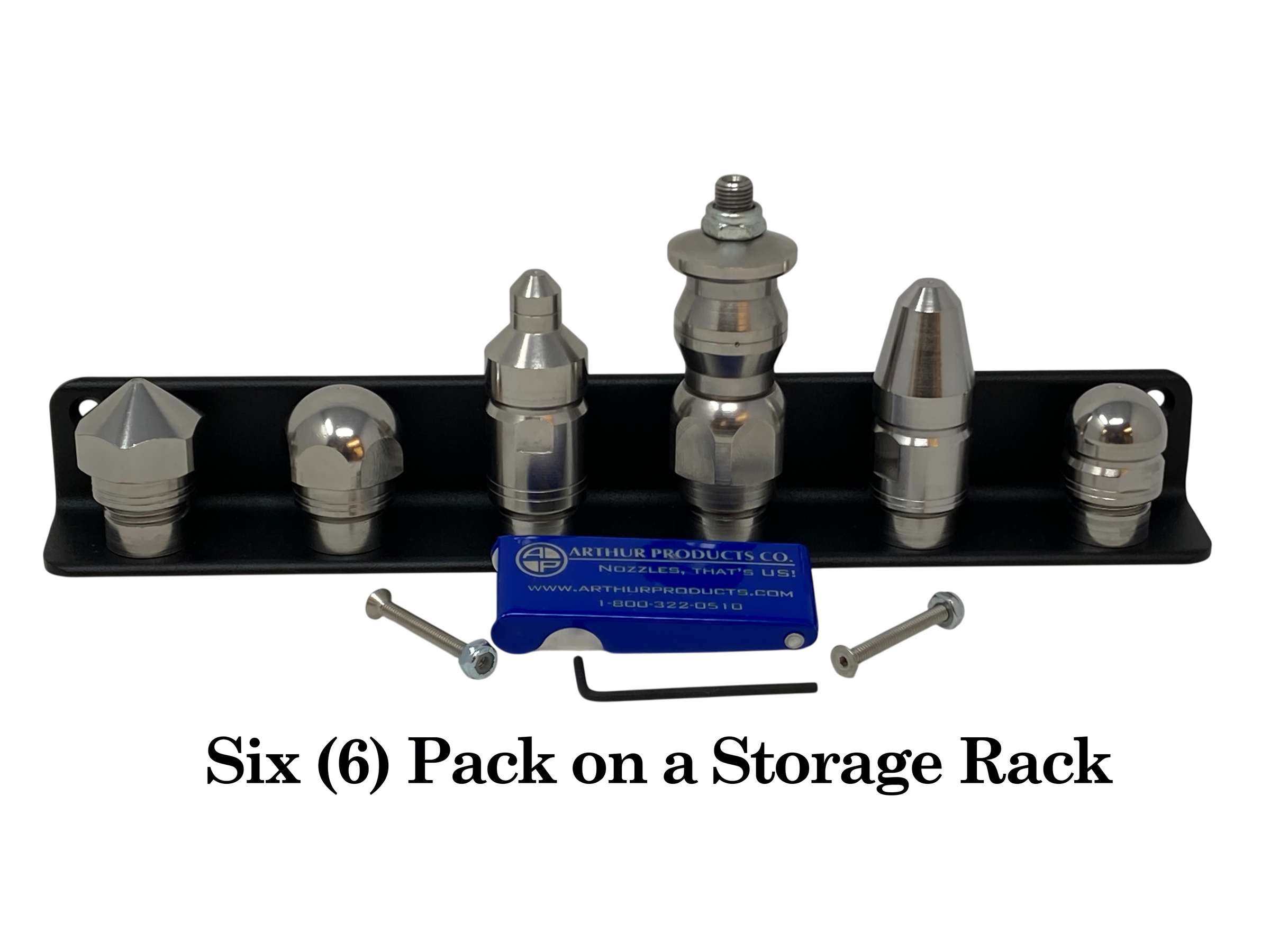 Arthur Products Co. Six (6) Pack on a Storage Rack Booth 4617