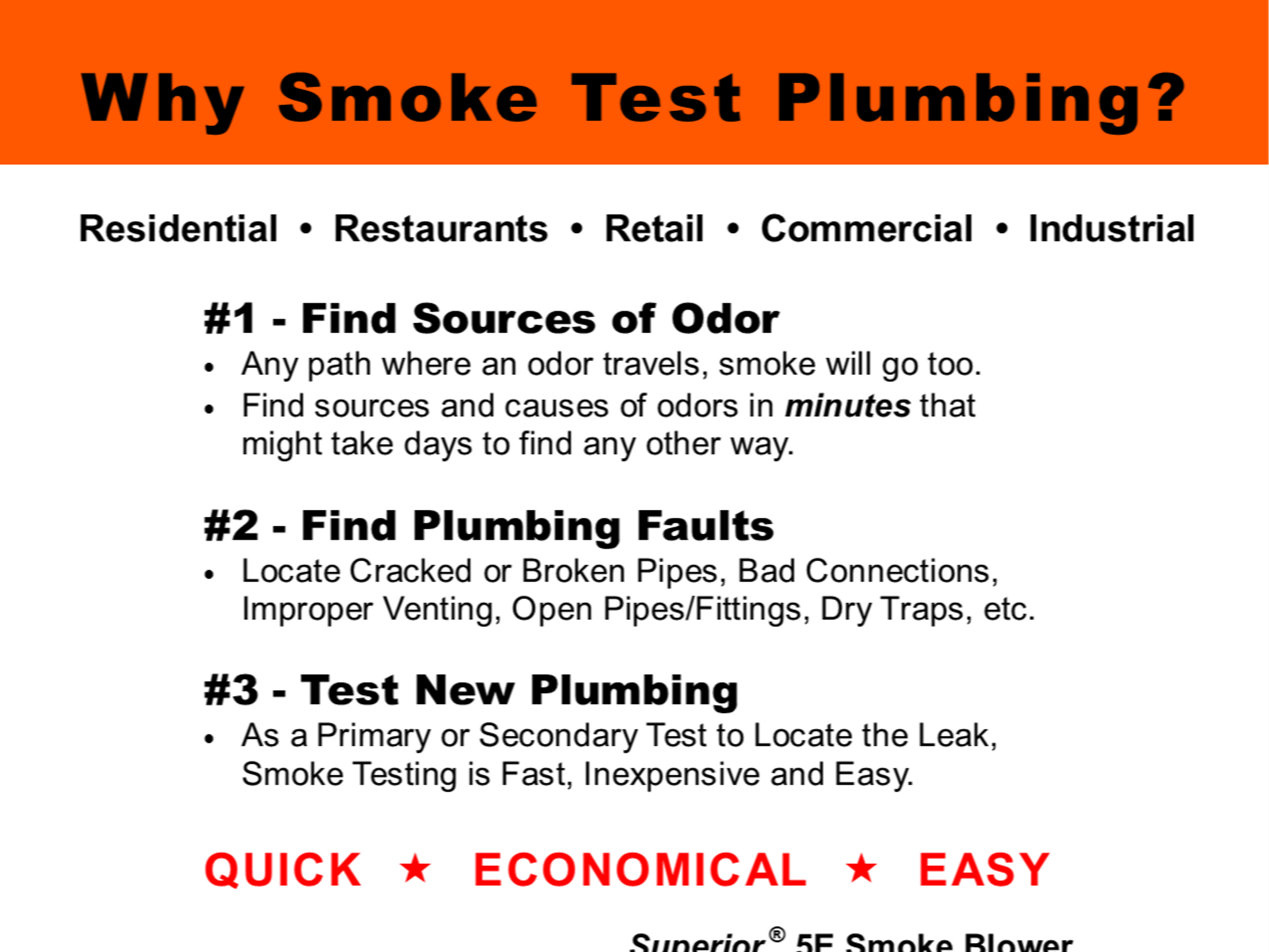 Why Smoke Test Plumbing?