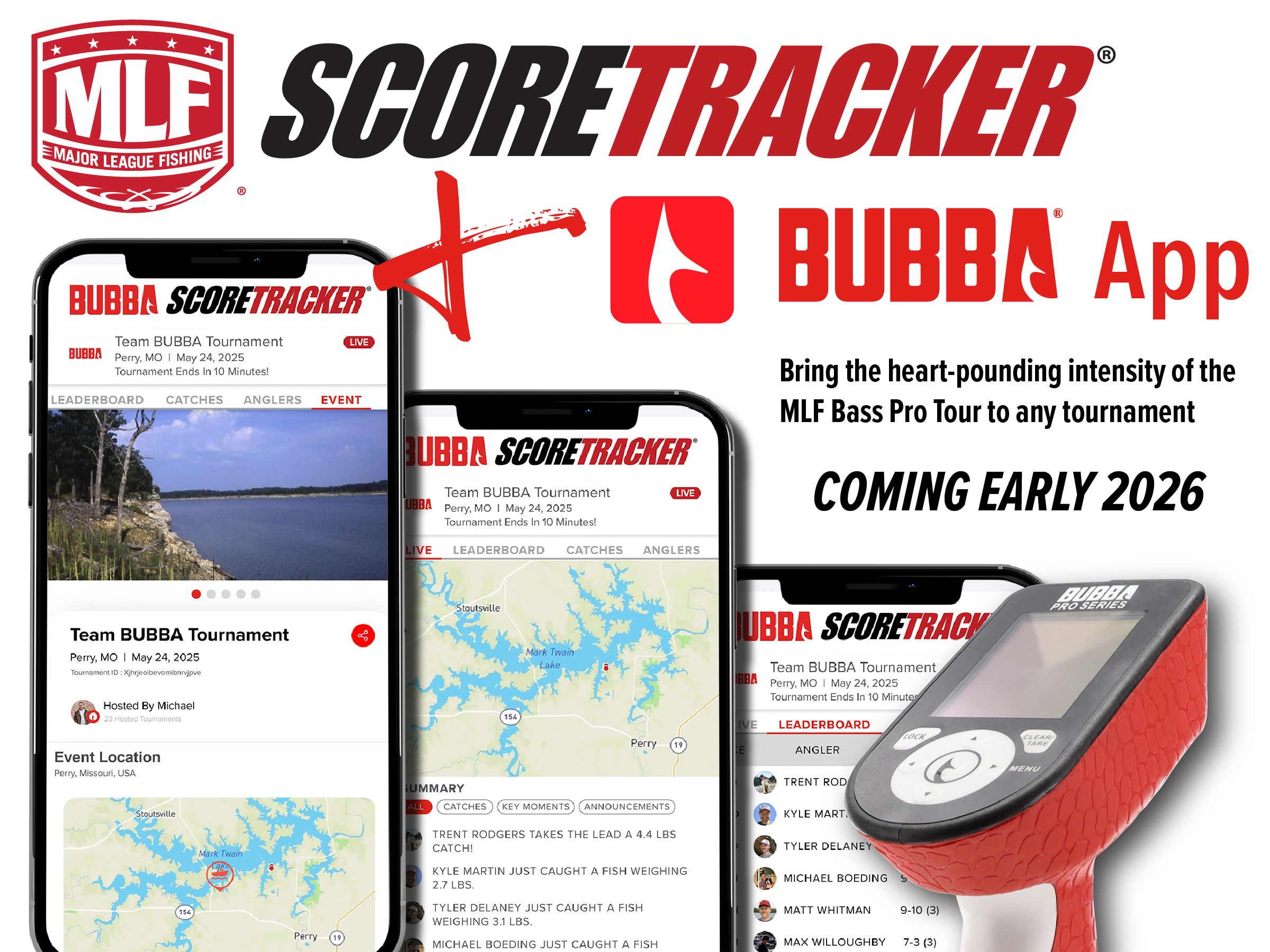 BUBBA x MLF SCORETRACKER App