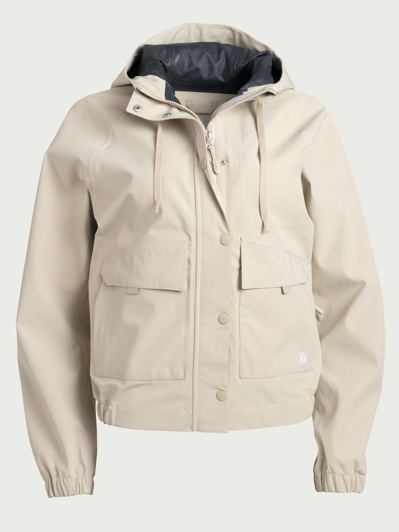 ROVER CROPPED JACKET H6400041-188(River Rock)