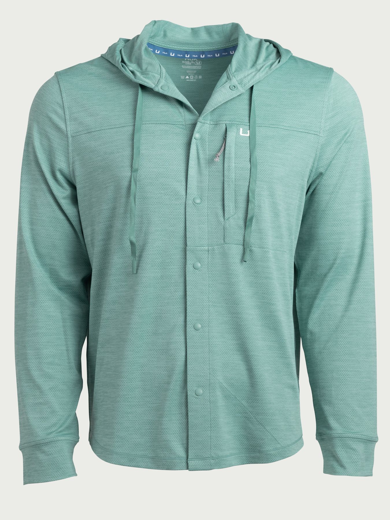 WATERSHED HOODED SHIRT – H1500255-485 (Mineral Blue heather)