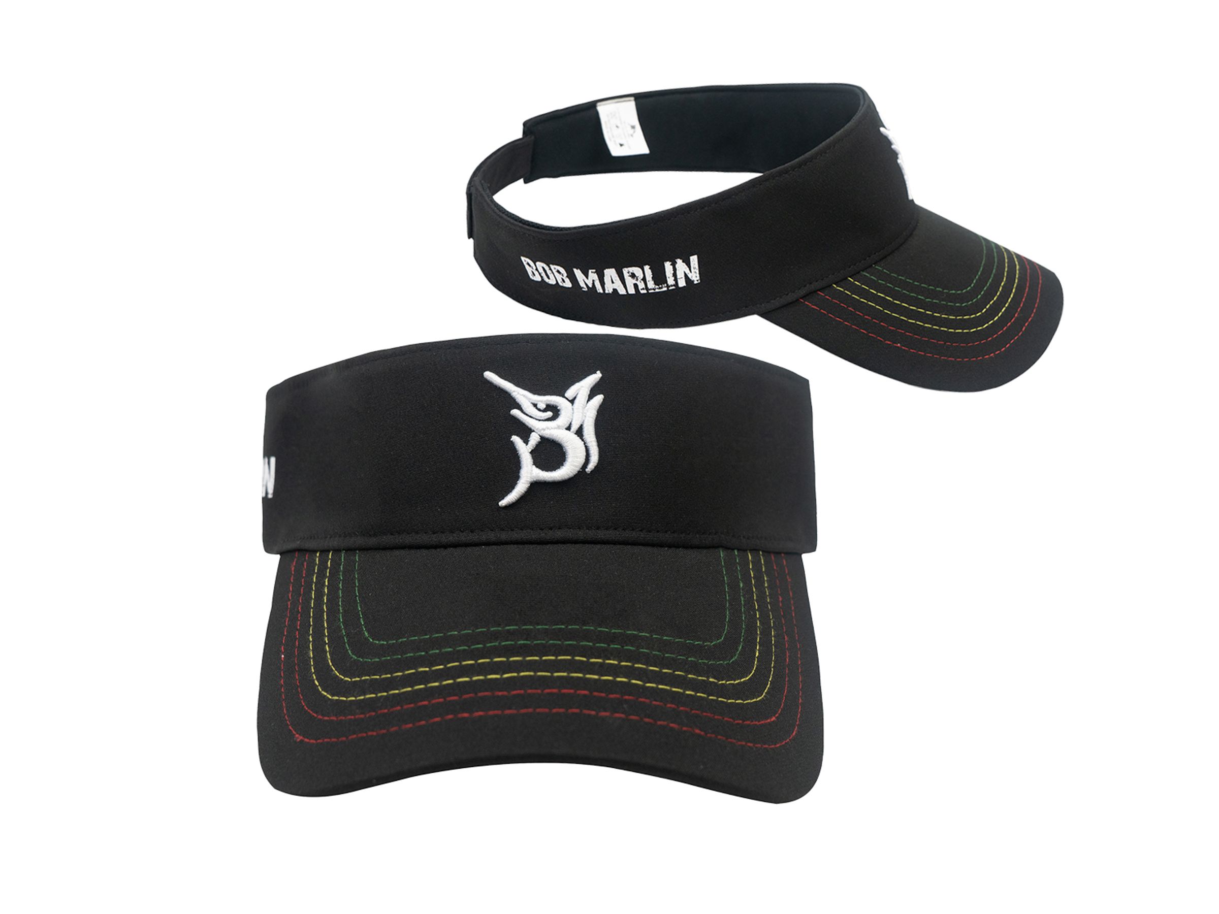 Sun Visor - Black Rasta