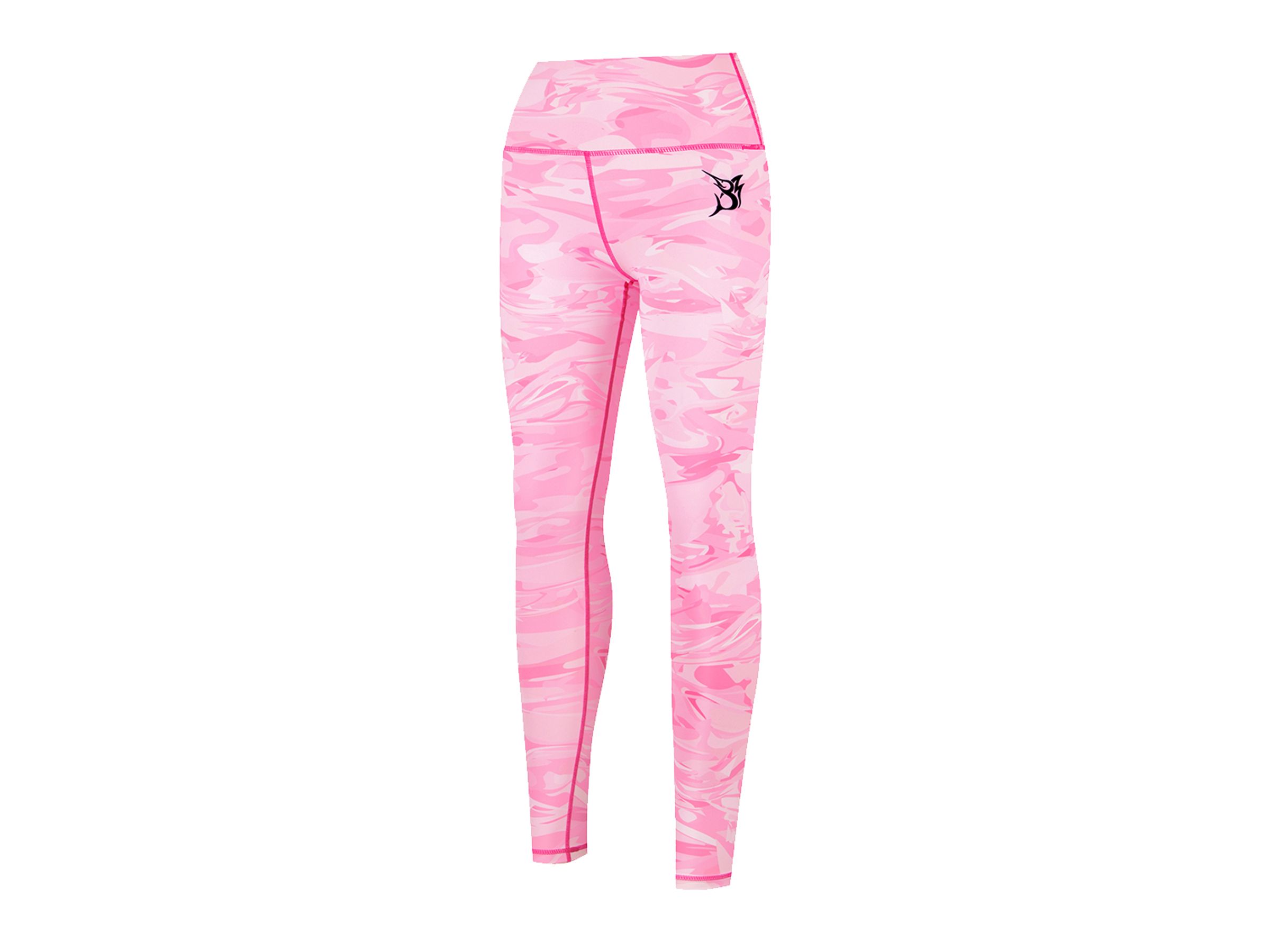 Women’s Recycled UPF 50+ Performance Leggings – Pink Storm