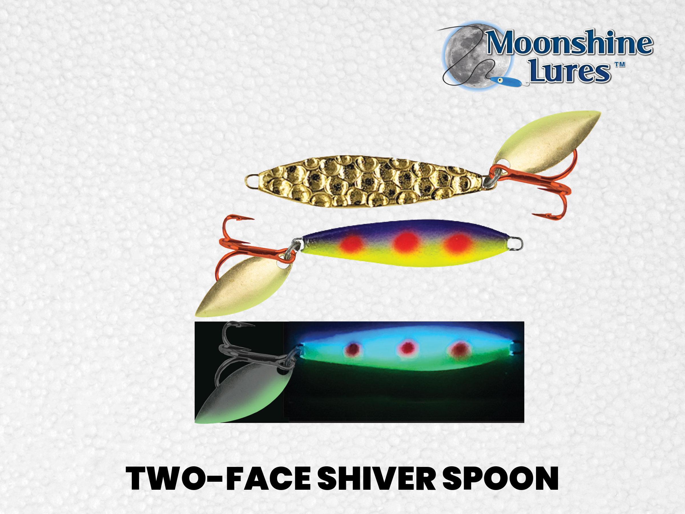 Moonshine Lures Two-Face Shiver Spoon