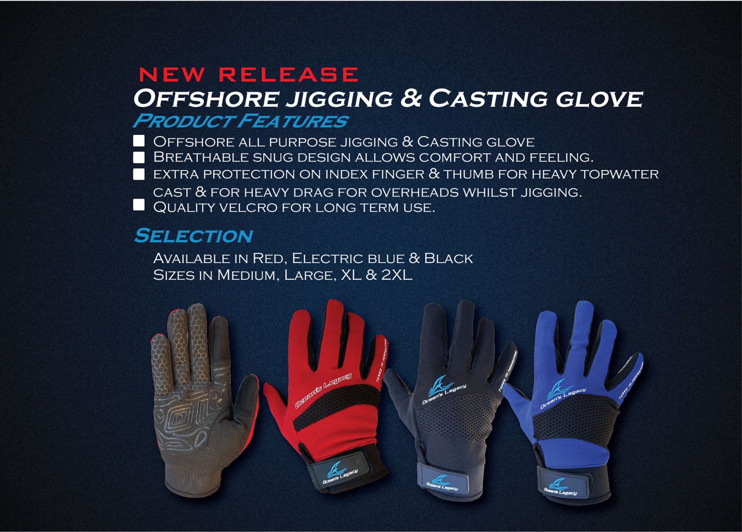 Jigging & Casting Gloves