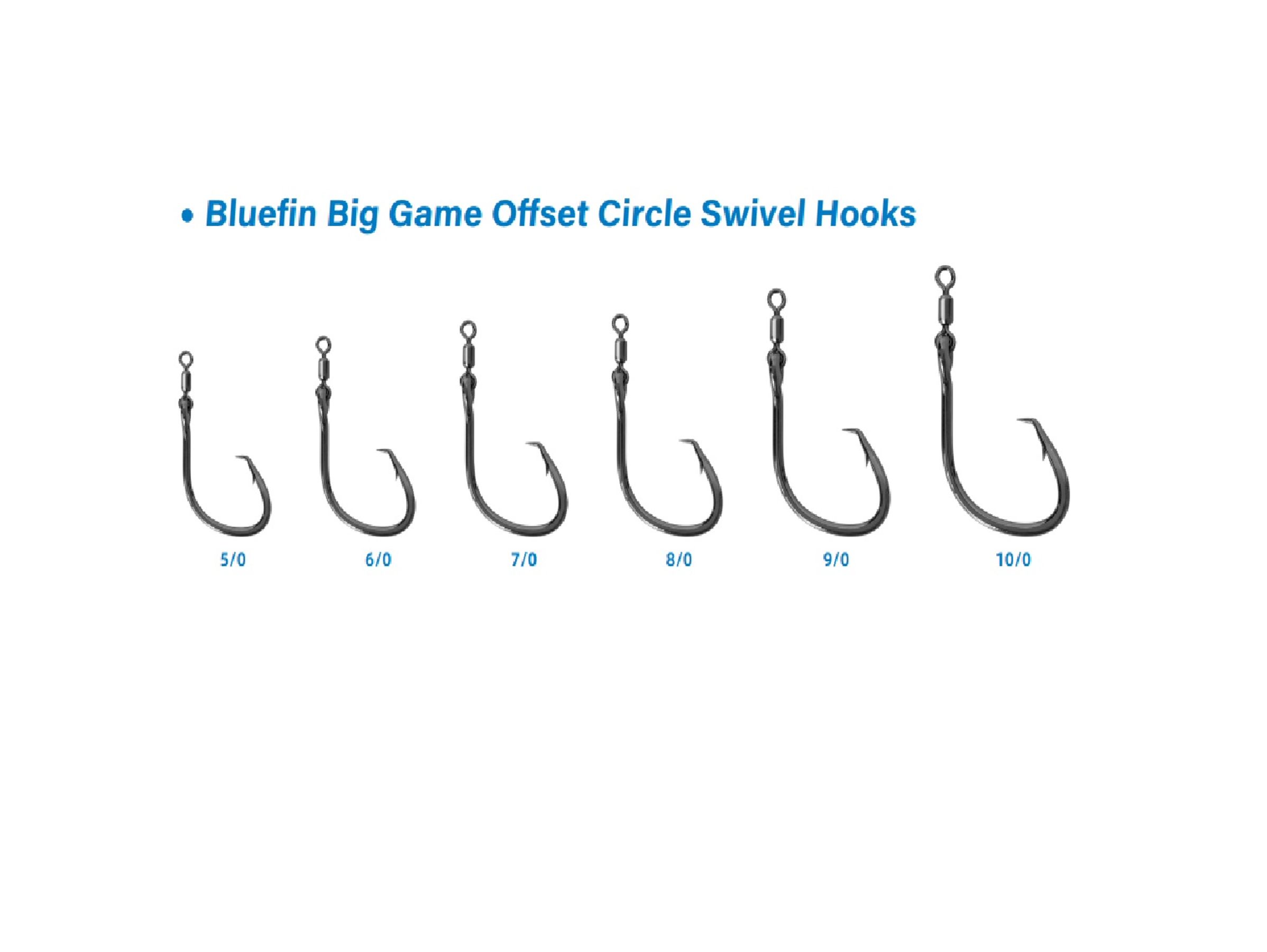 Bluefin Hooks with Swivel