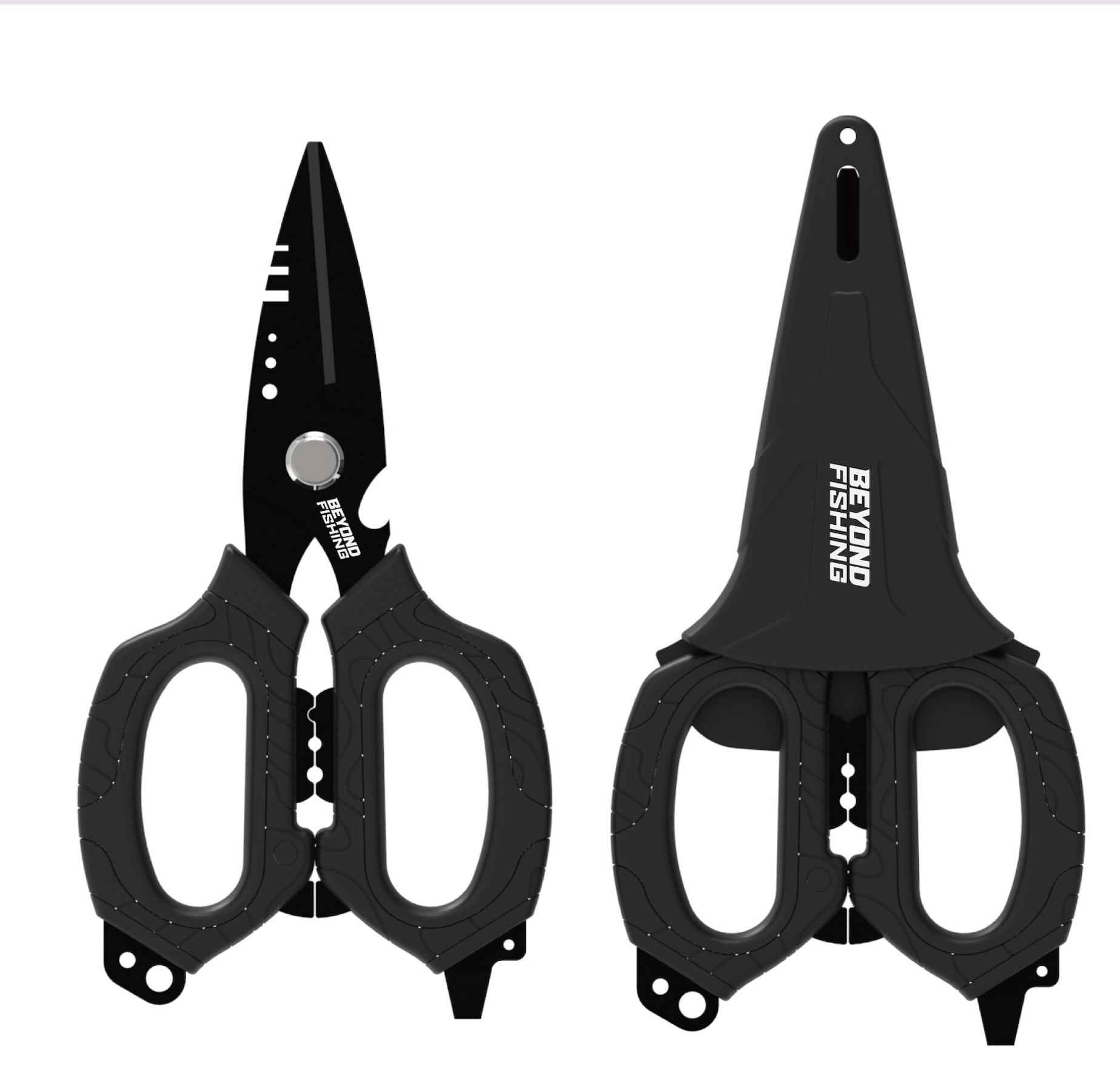 Beyond Fishing 6.5 Pro Shears - Black