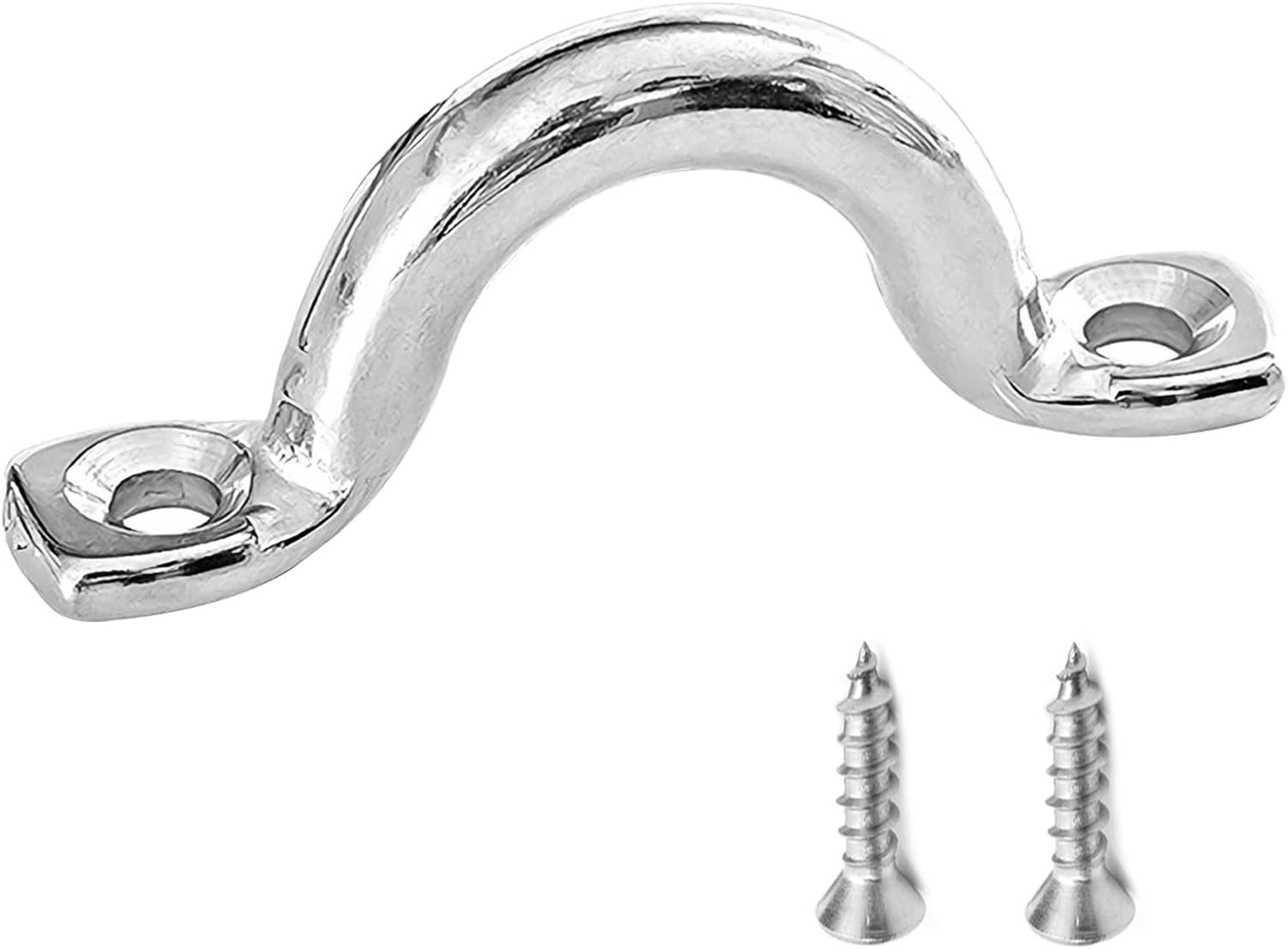 AMYSPORTS Stainless Steel Boat Top Pad Eye 2pcs