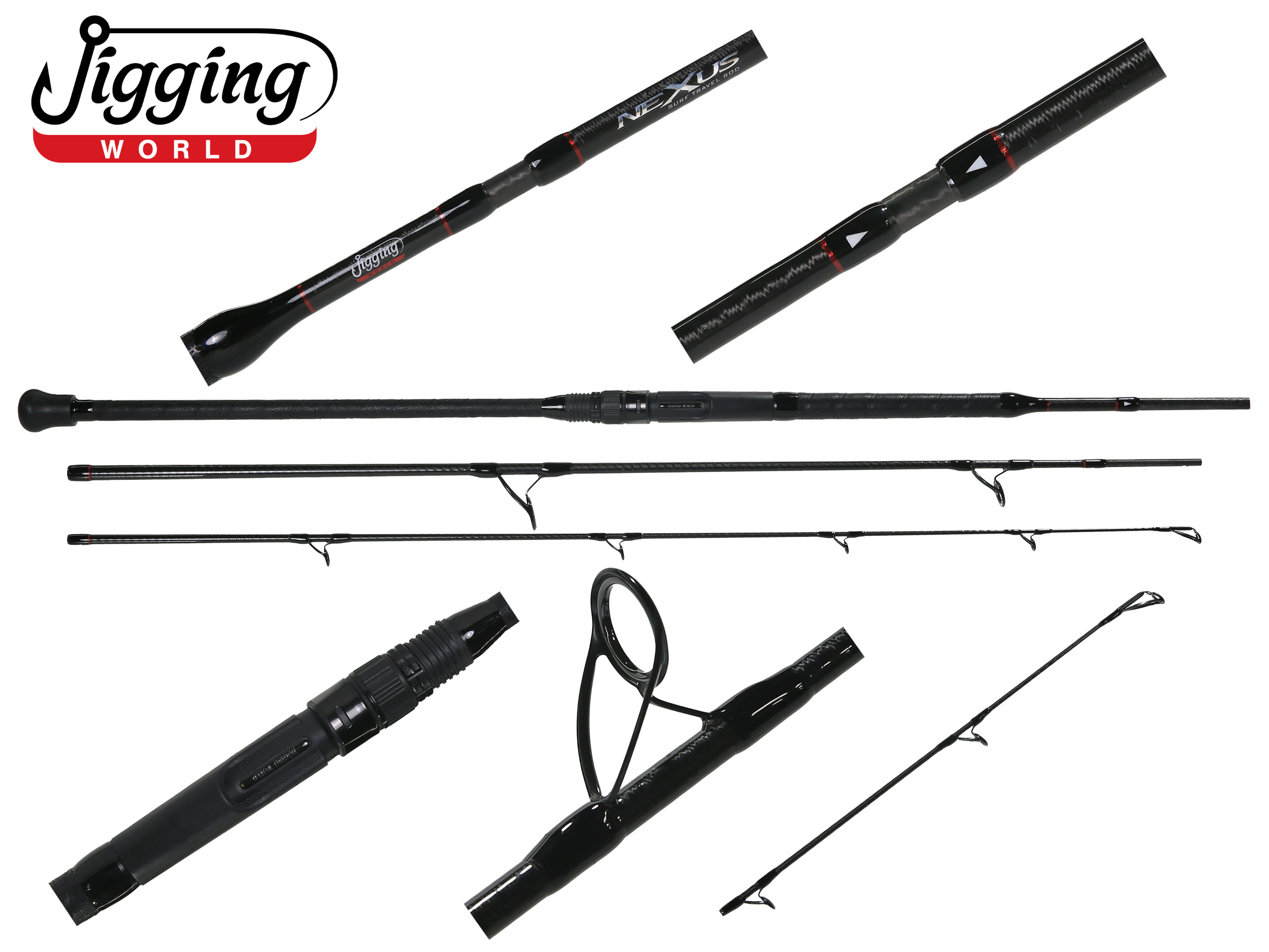 Jigging World Nexus 2.0 Surf Travel Rods