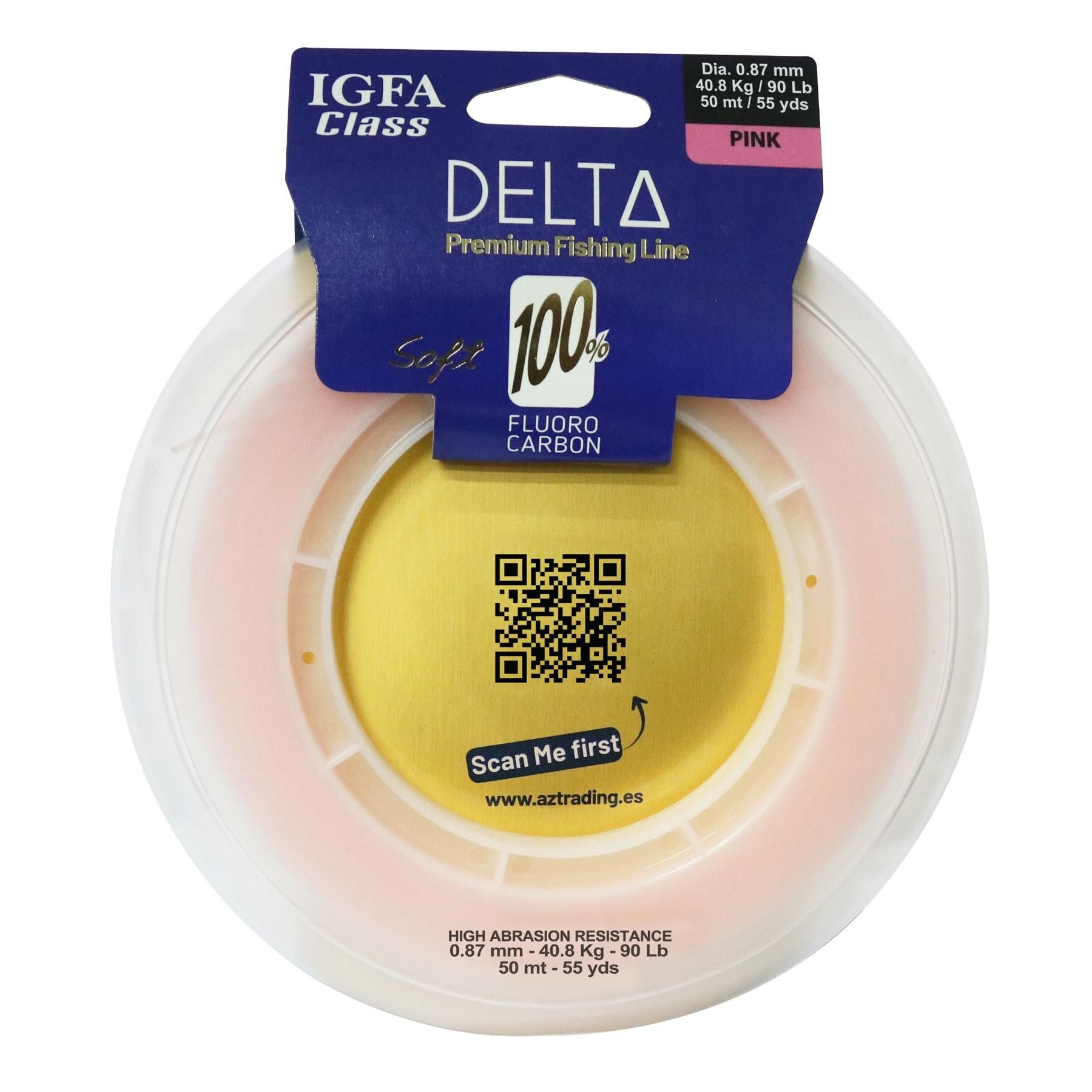 DELTA PREMIUM PINK FLUOROCARBON 100%