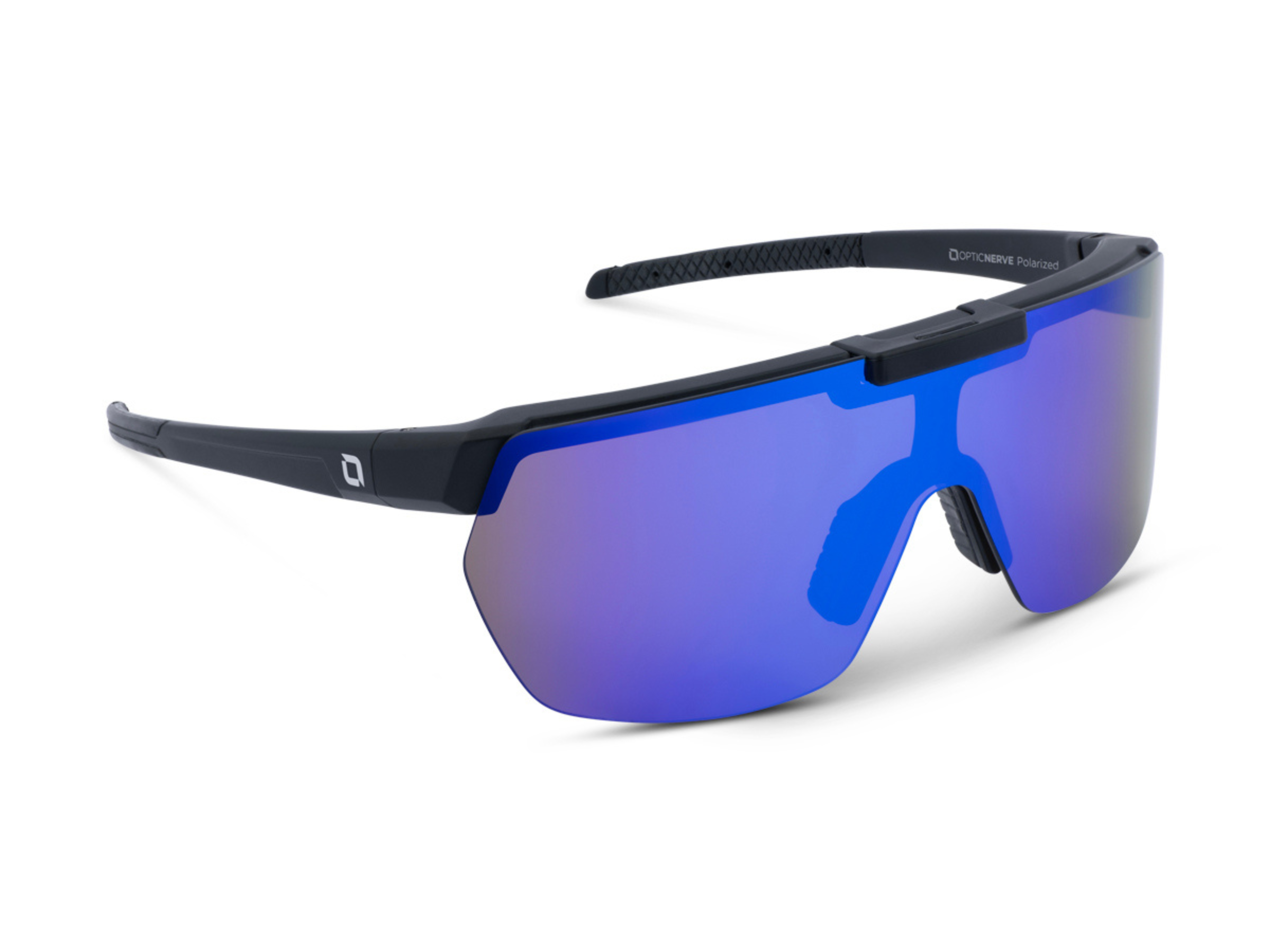Rockpile: Polarized Flip-Lens Shield Fishing Sunglasses