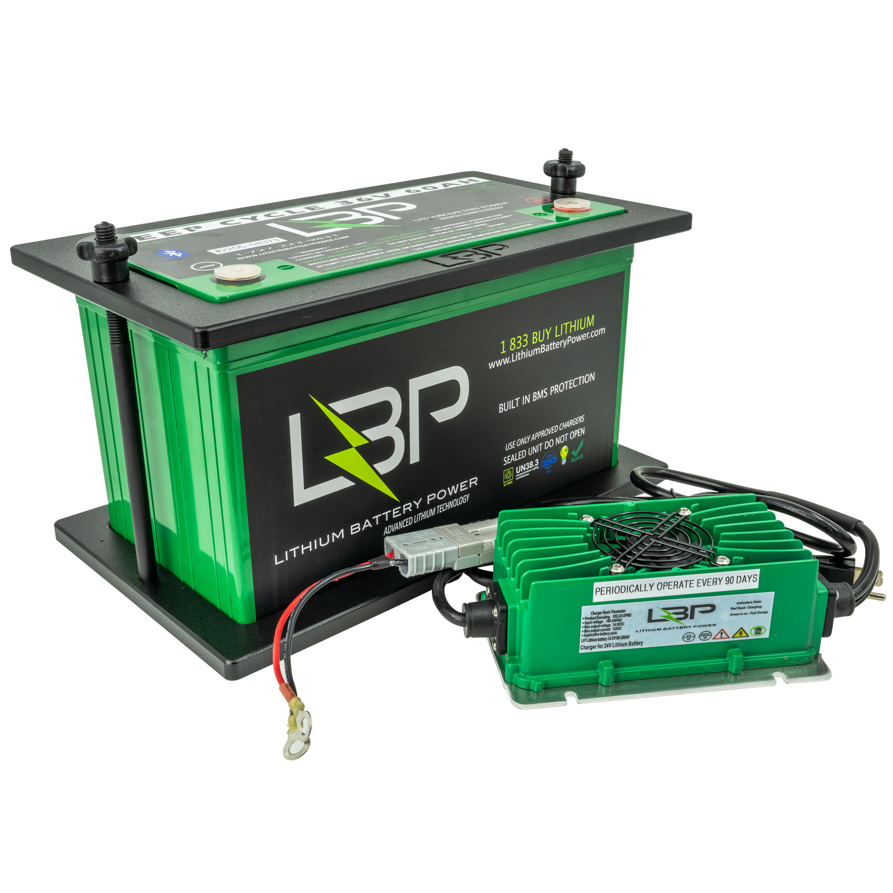 LBP 36V 60Ah Trolling Motor Lithium Battery Kit