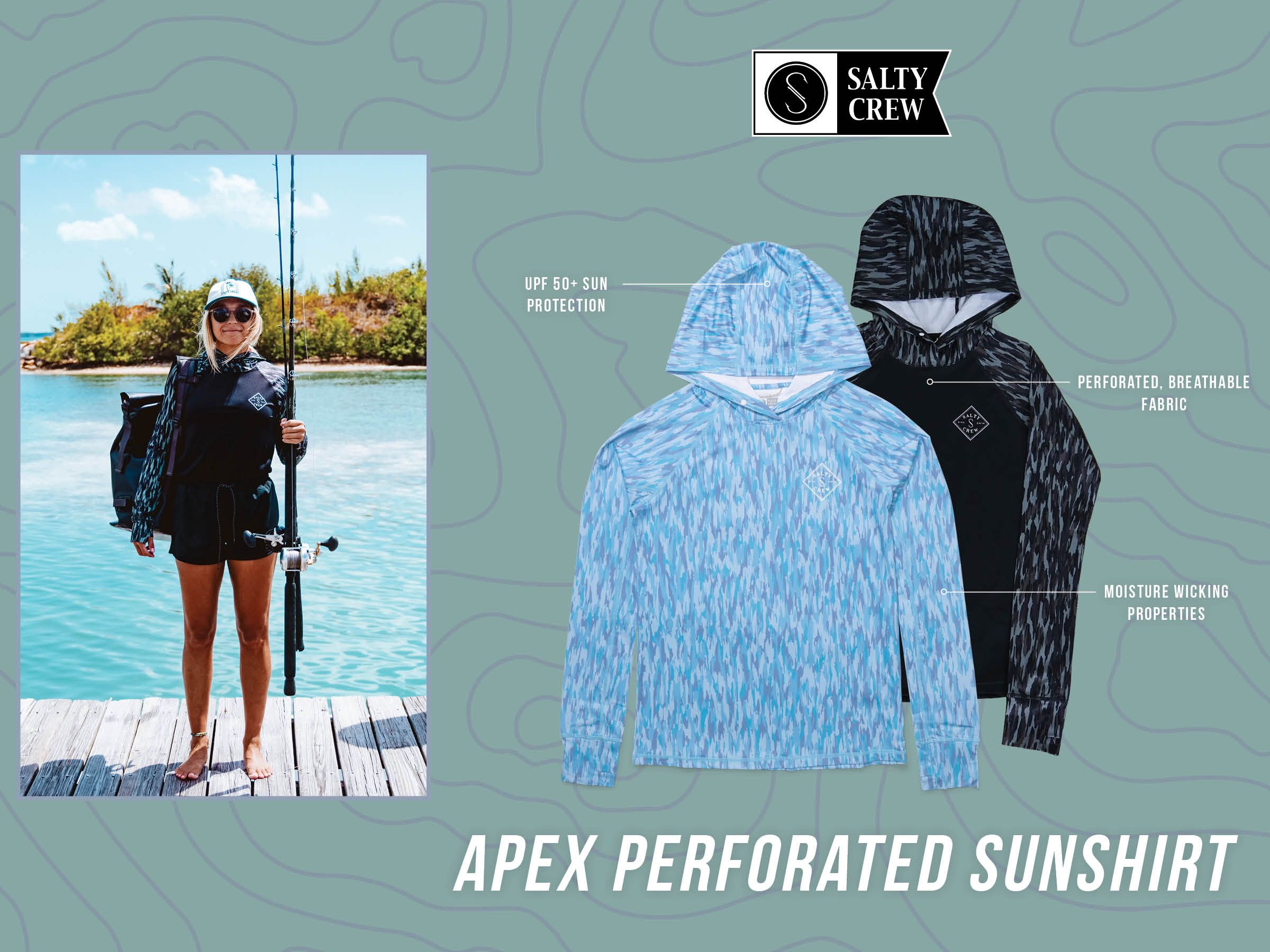 Apex Perforated Sunshirt Hoodie