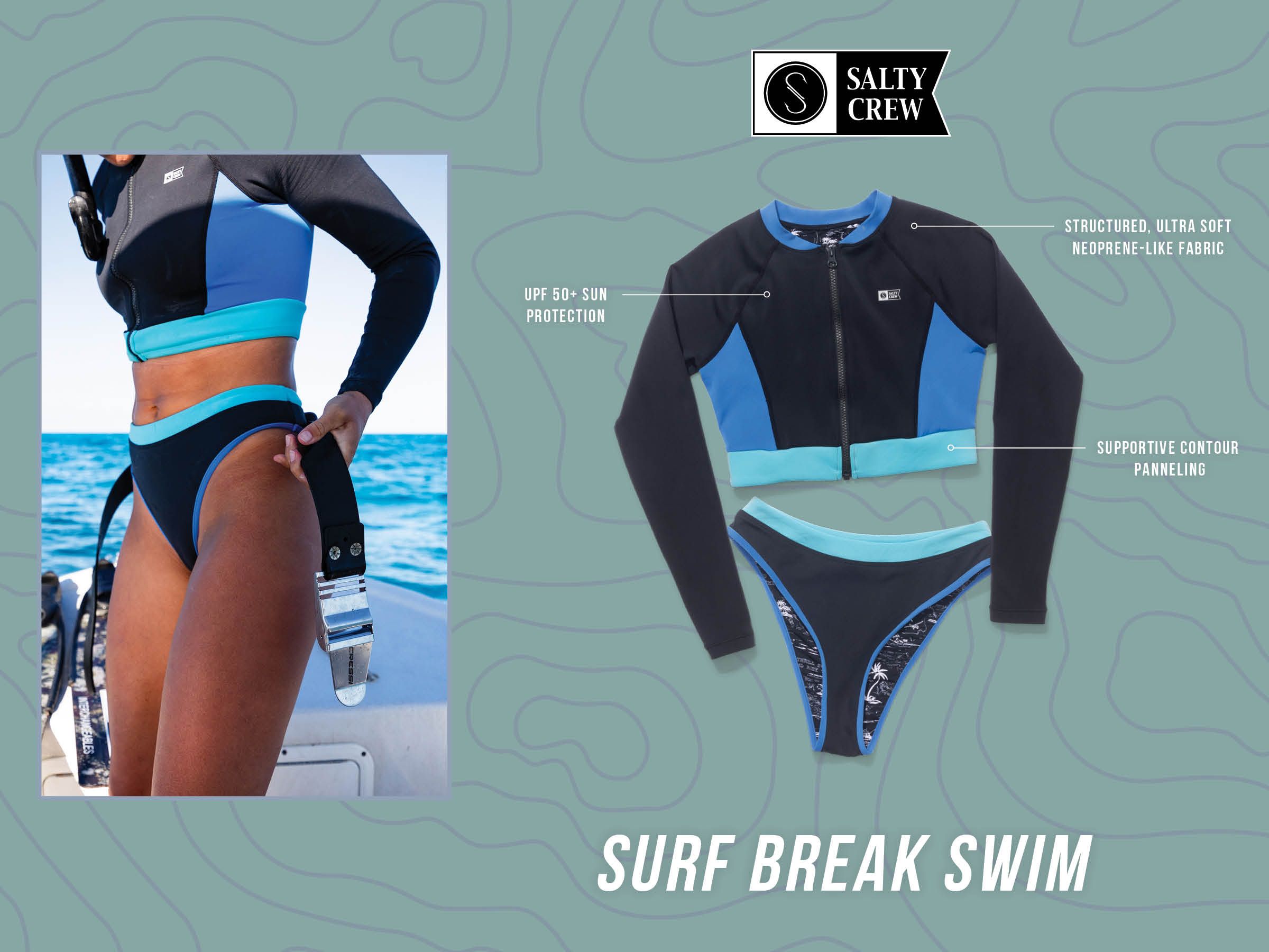 Surf Break Swim Suit