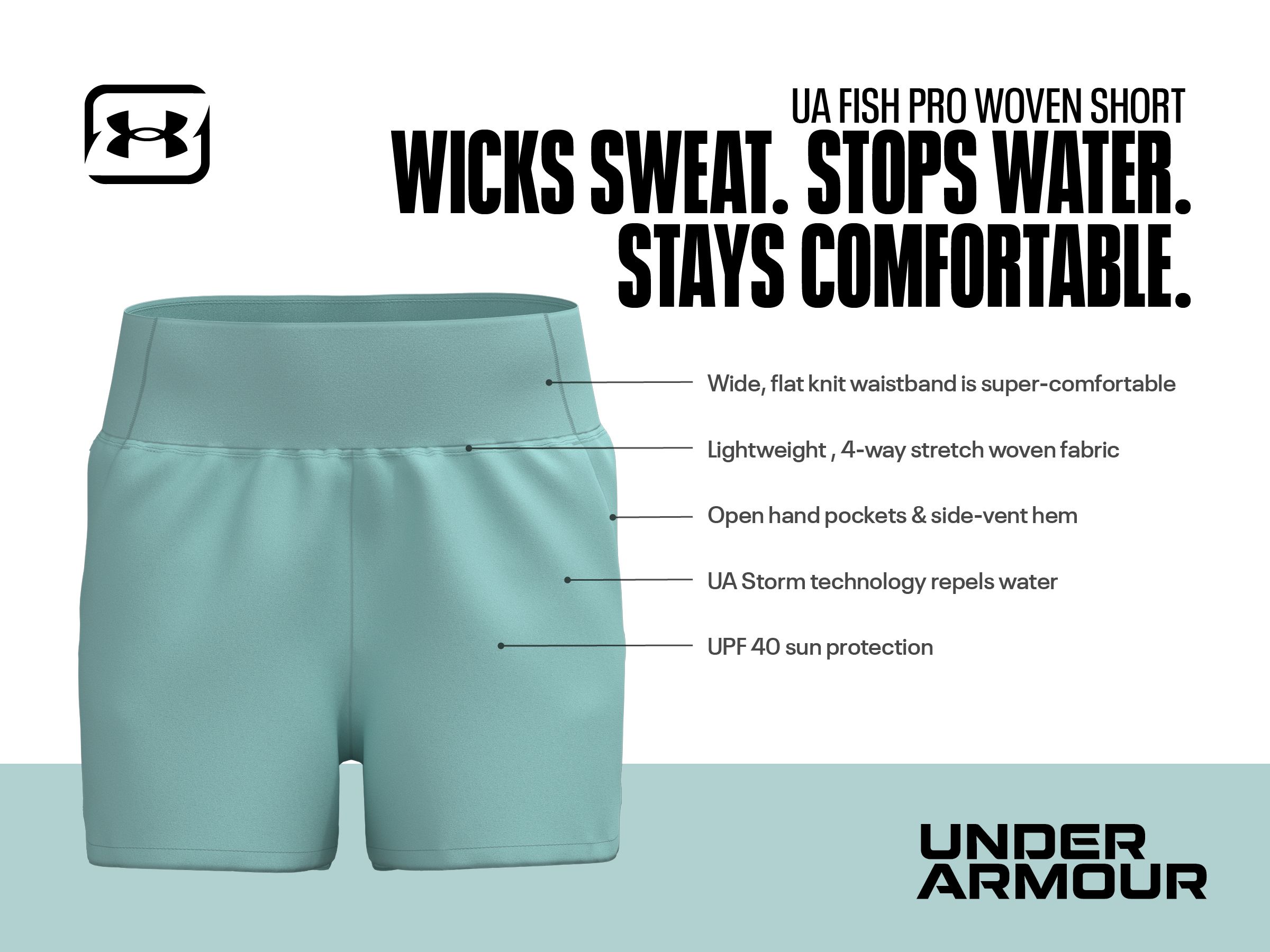 UA Fish Pro Woven Short
