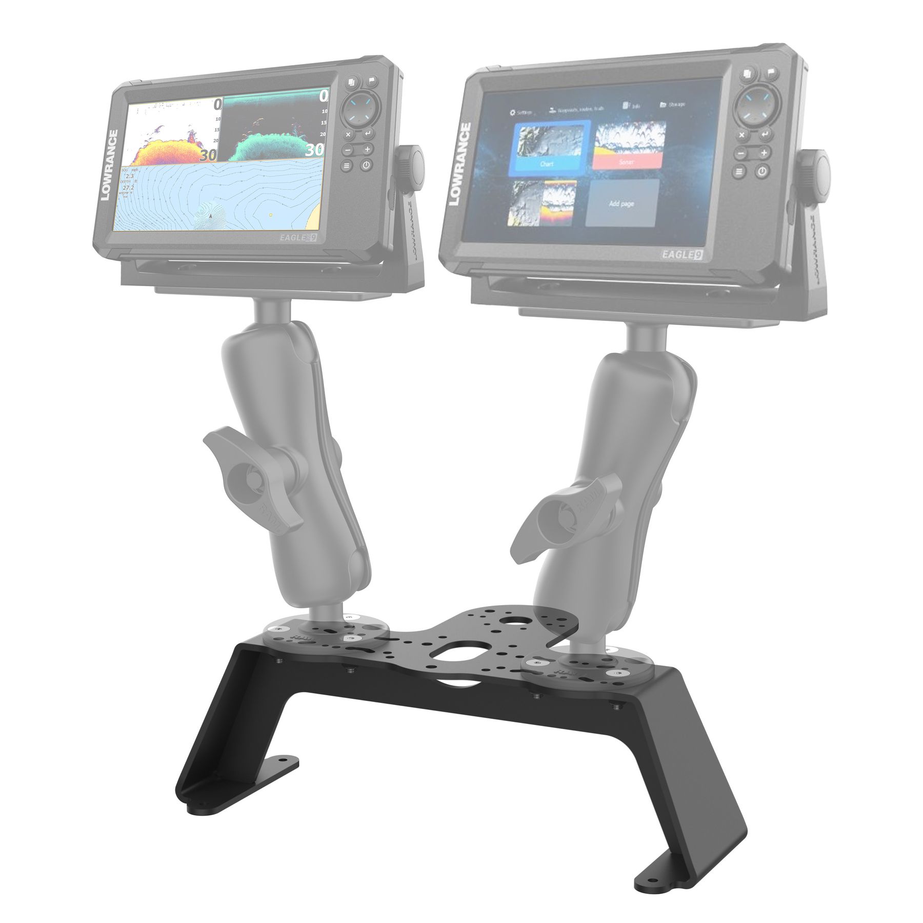 RAM® Heavy Duty Fishfinder Deck Mount