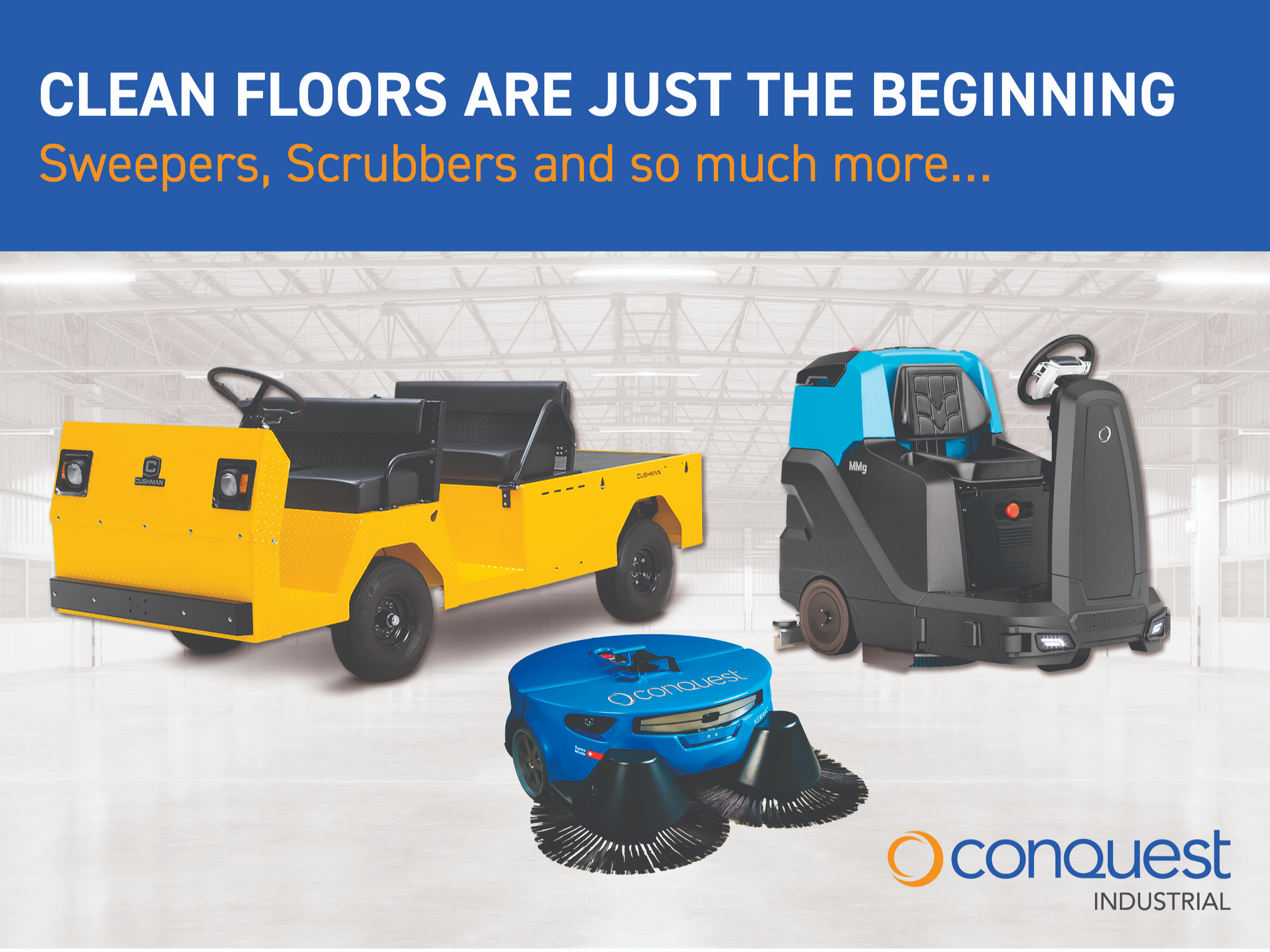 Conquest Industrial - Clean floors are just the beginning