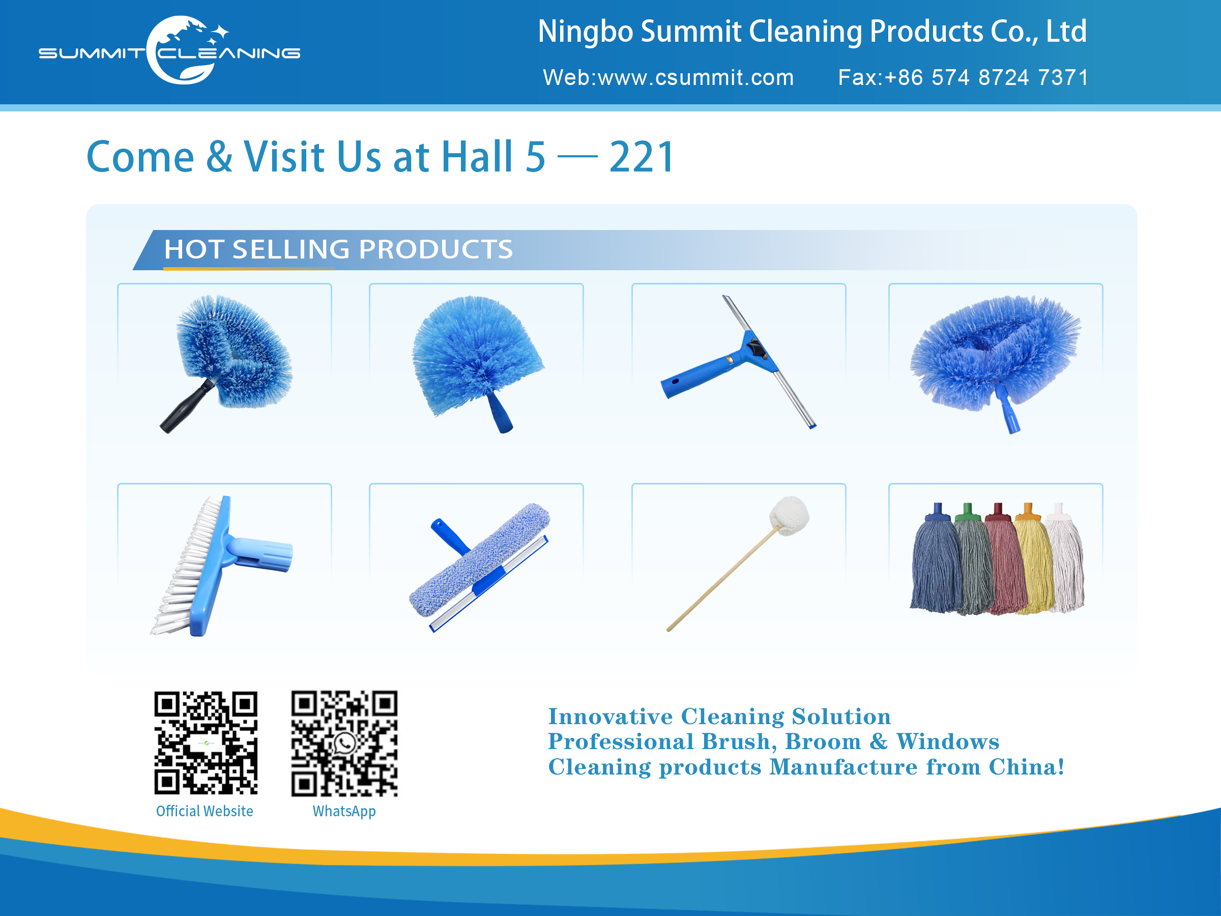 Summit provides the professional cleaning products and solution