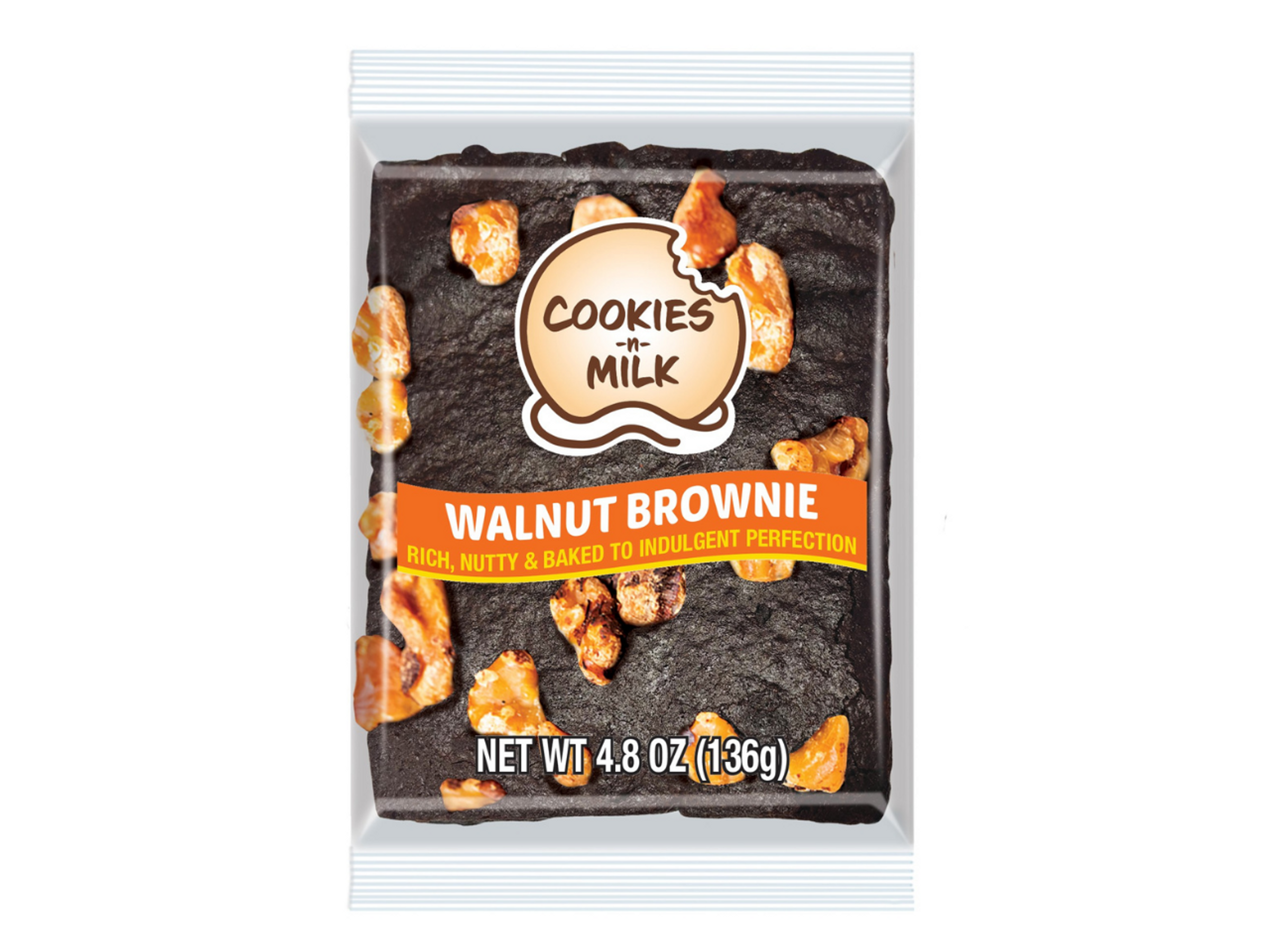 Cookies-n-Milk Walnut Brownie