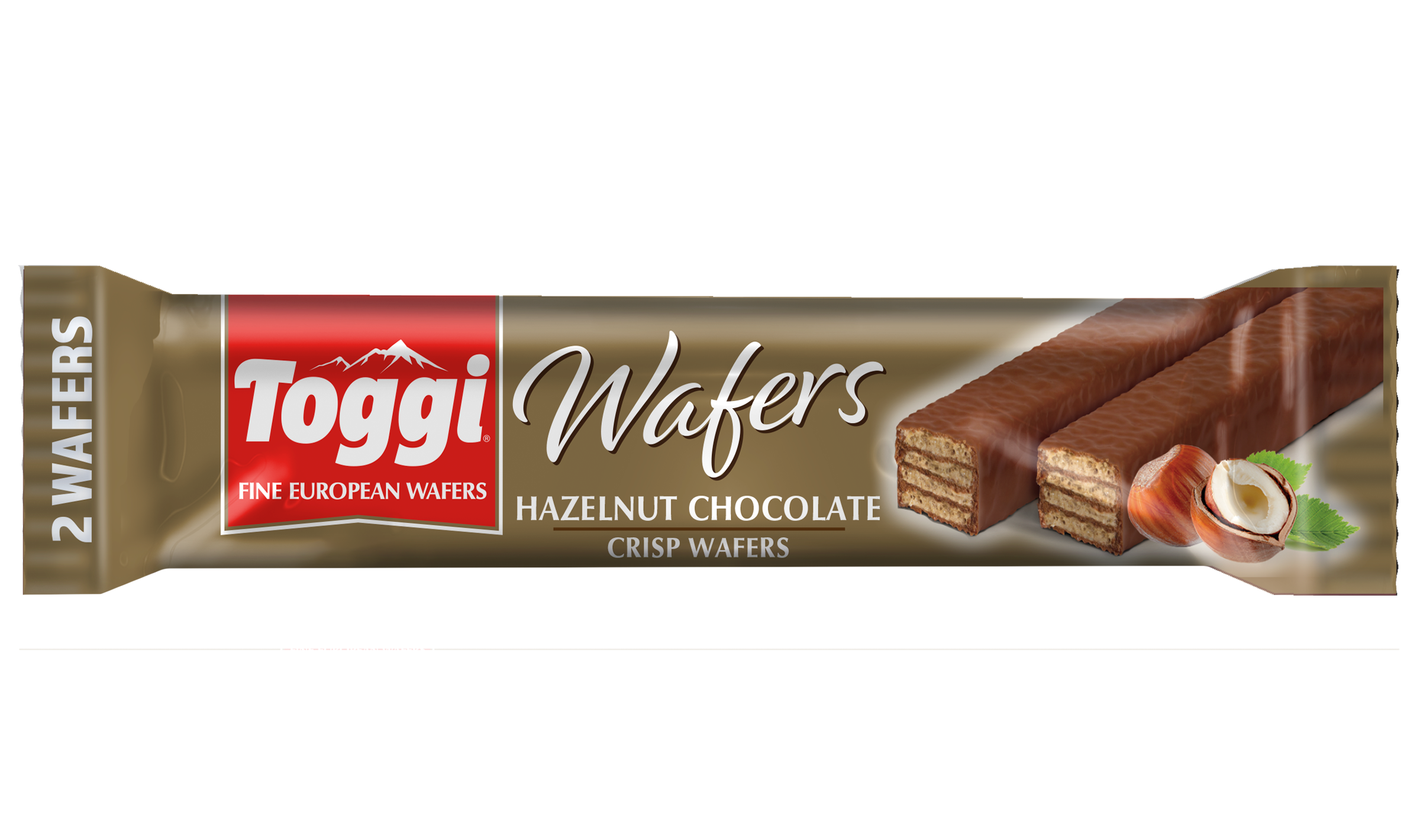 Toggi® Fine European Wafers, Hazelnut Chocolate