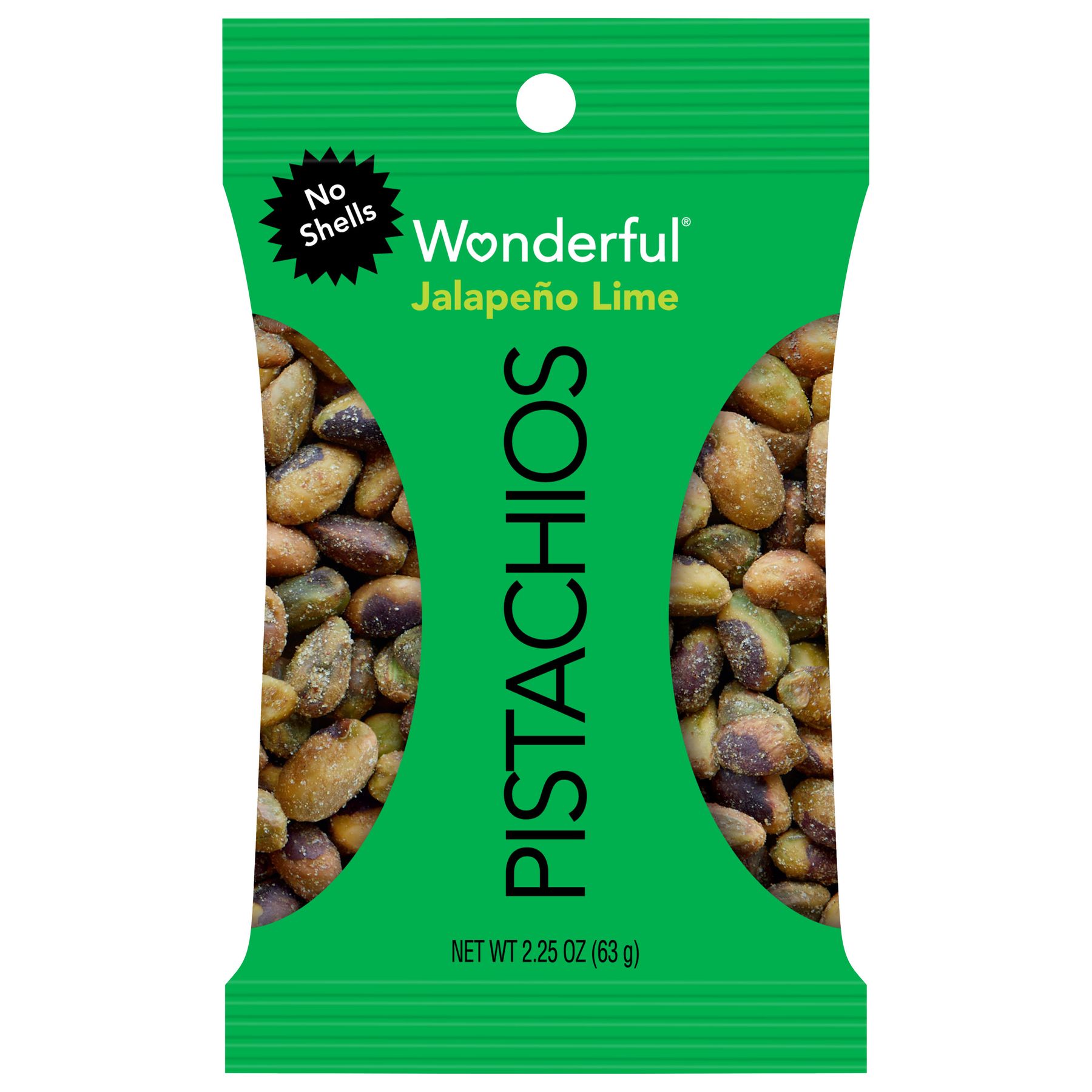 Wonderful Pistachios Jalapeno Lime No Shells 2.25oz