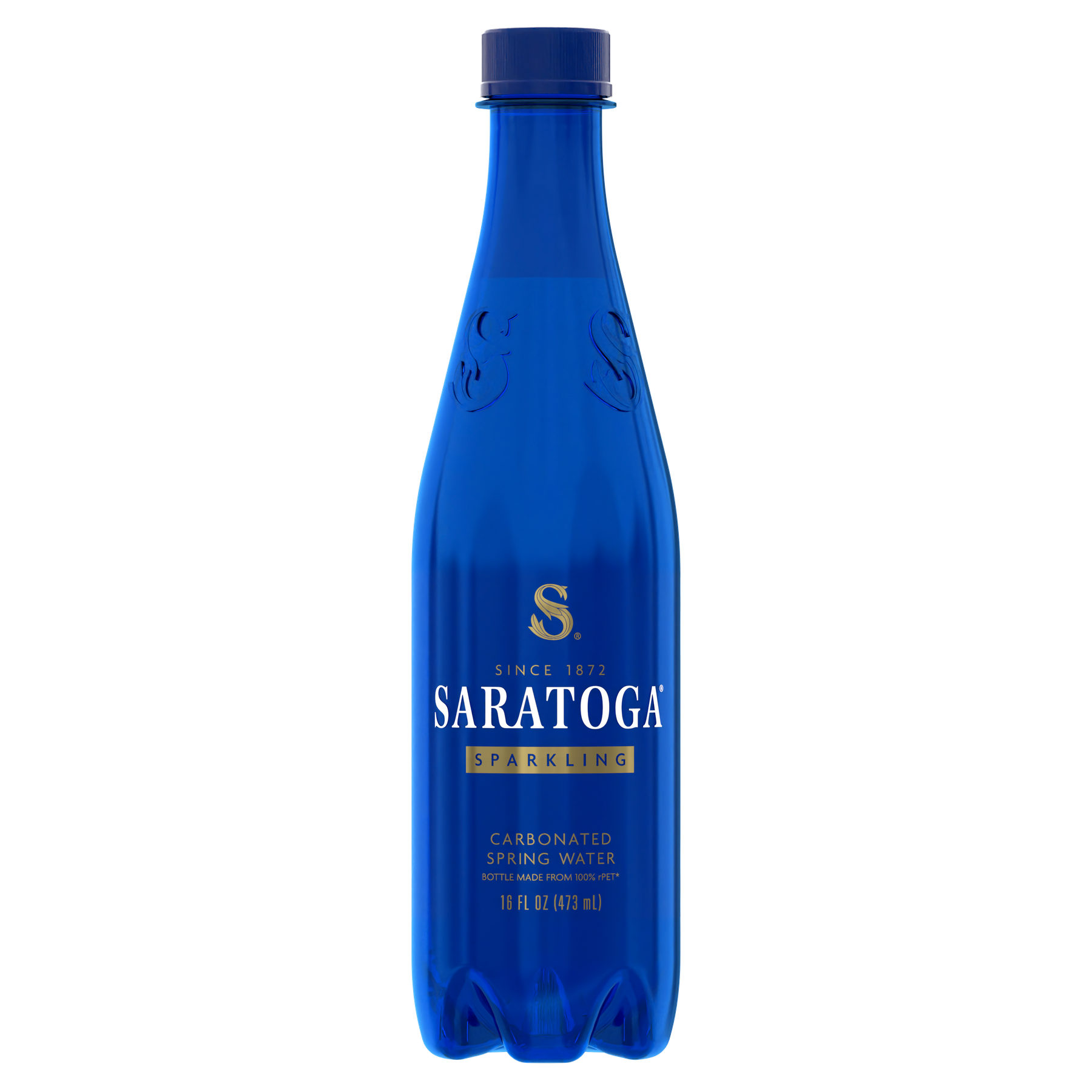 Saratoga Sparkling Spring Water Bottle PET, 16 Oz