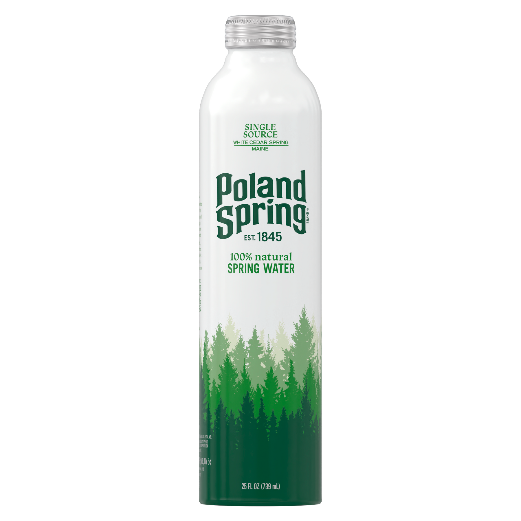 Poland Spring Spring Water Aluminum Bottle 25 oz