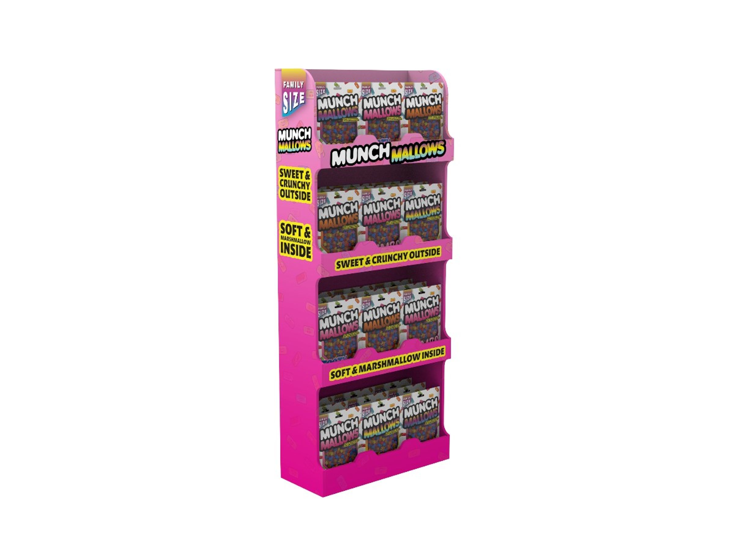 Munch Mallows 72pc Floor Display