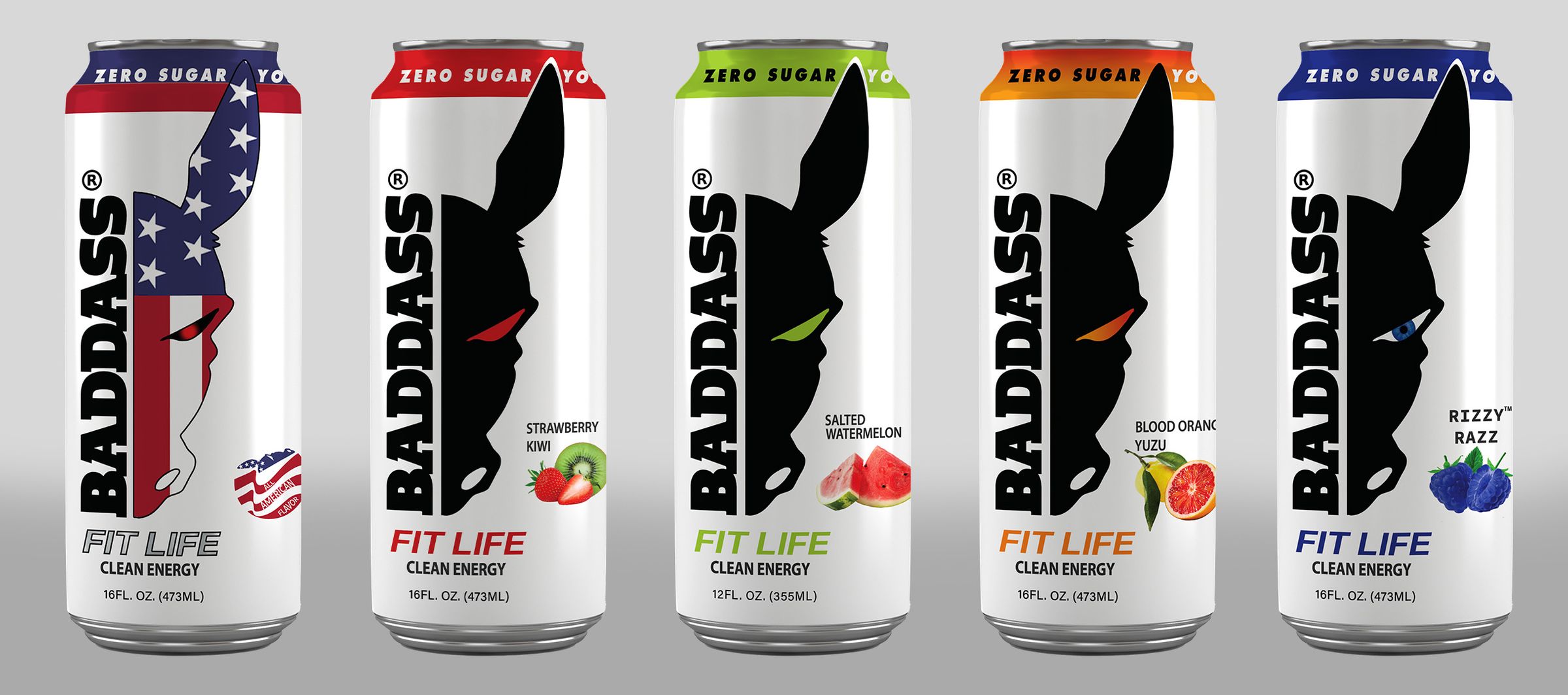 BADDASS Fit Life Clean Energy Drinks