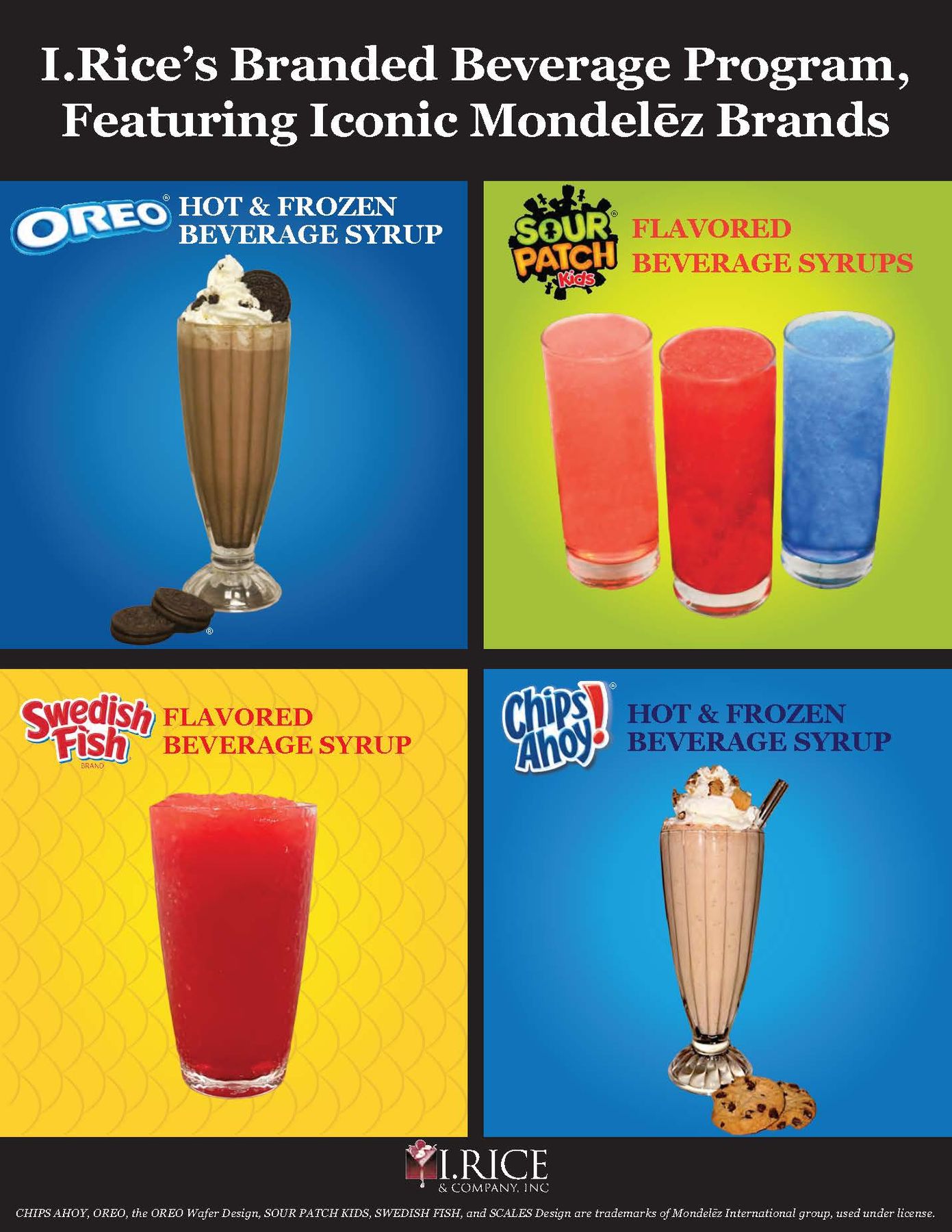 I. Rice's Branded Beverage Program, Feat. Iconic Mondelēz Brands
