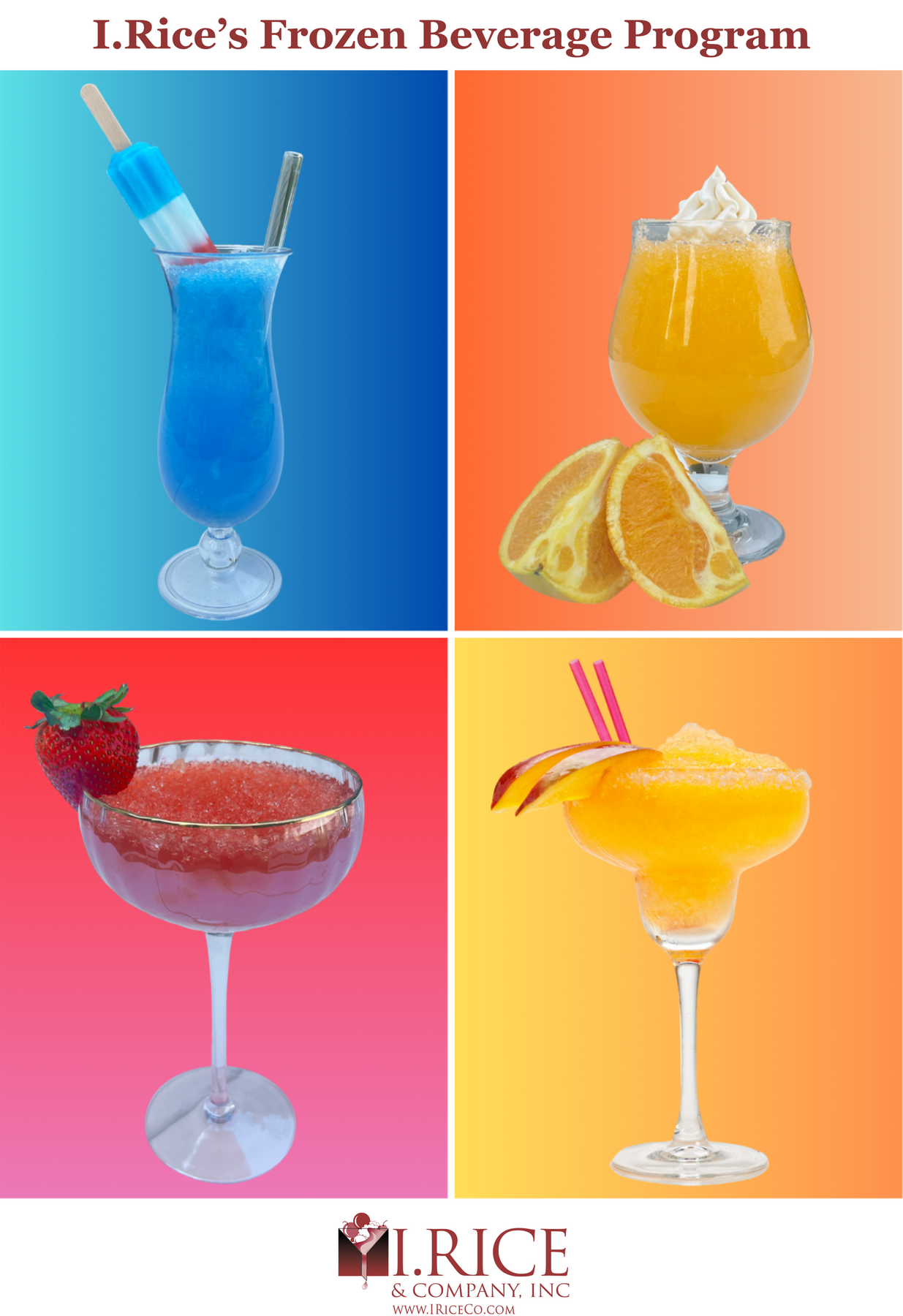 I. Rice & Company's Frozen Beverage Bases