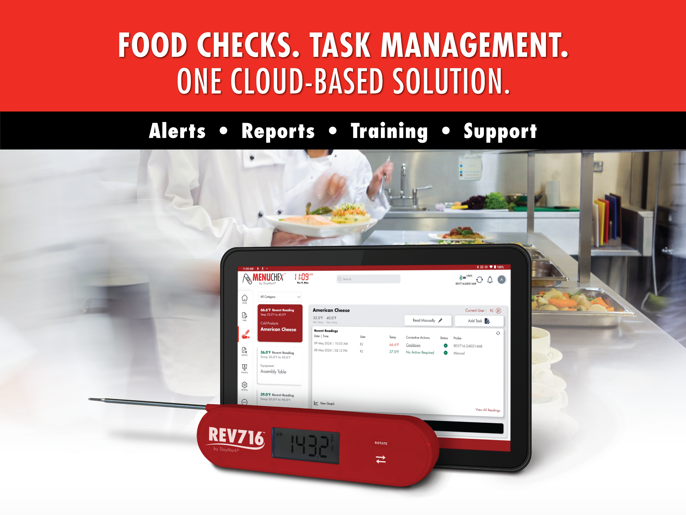 MenuChex™ & REV716™ Digital Thermometer by DayMark