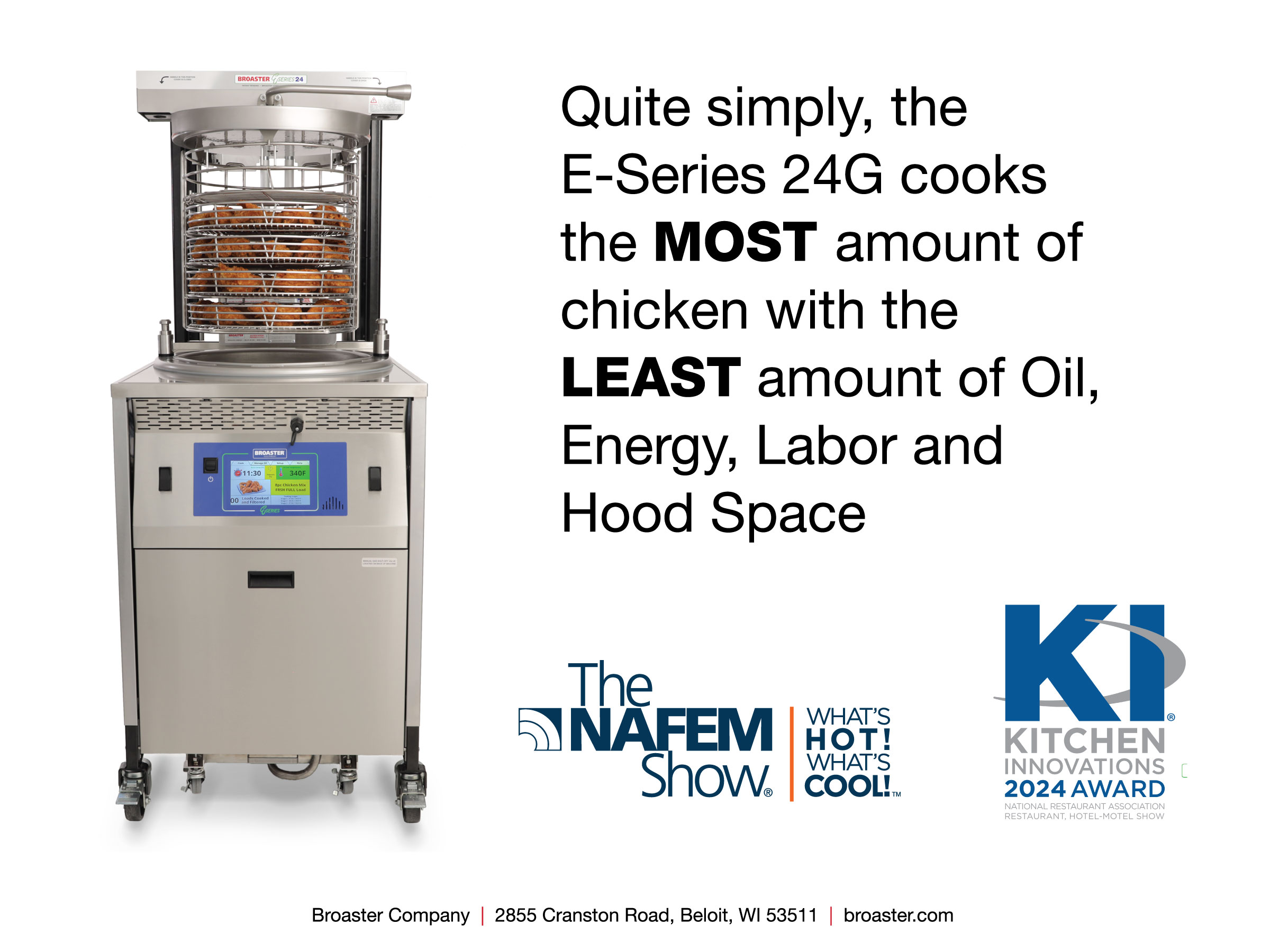 Broaster E-Series 24G Pressure Fryer