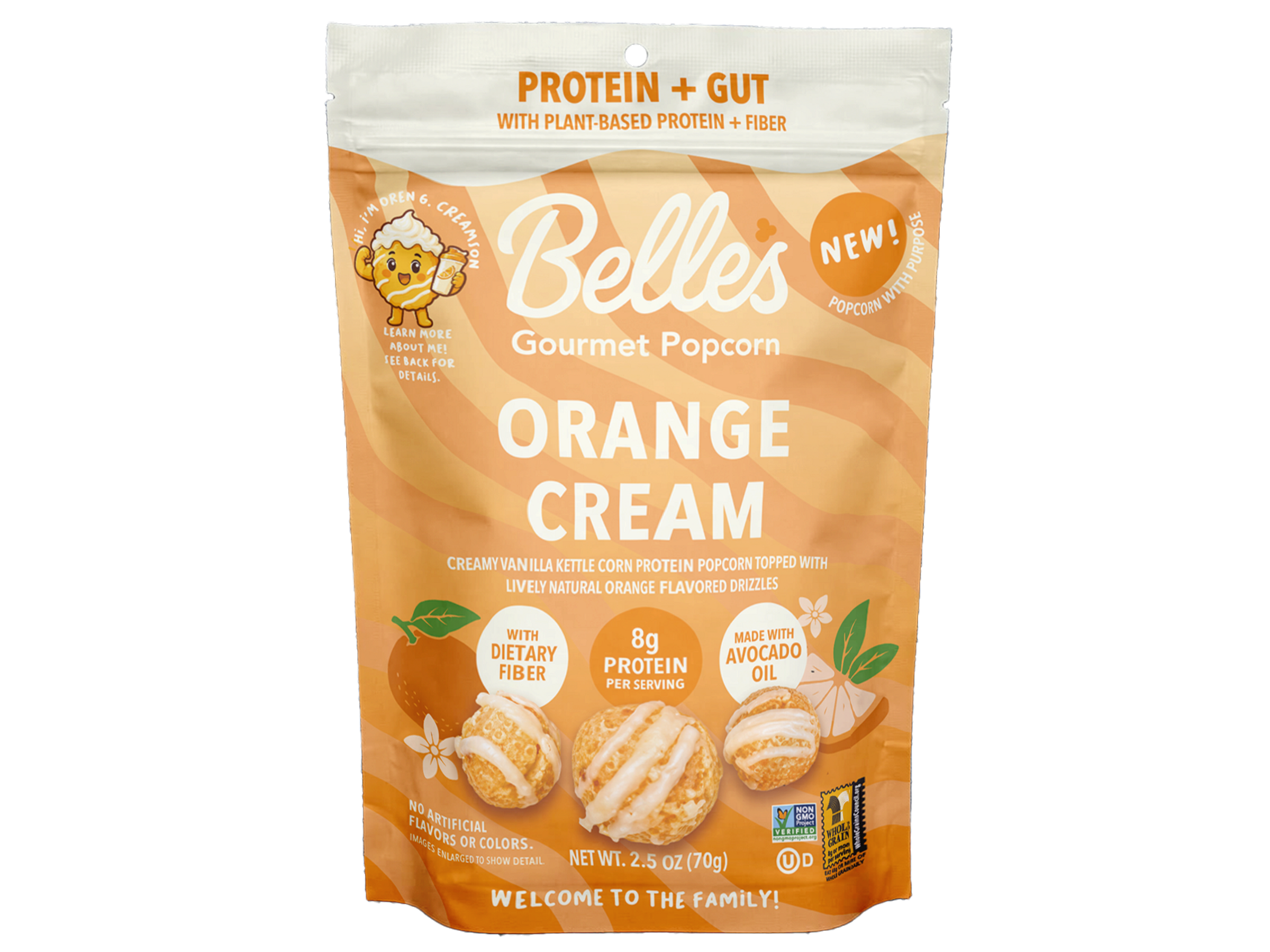 Orange Cream Popcorn