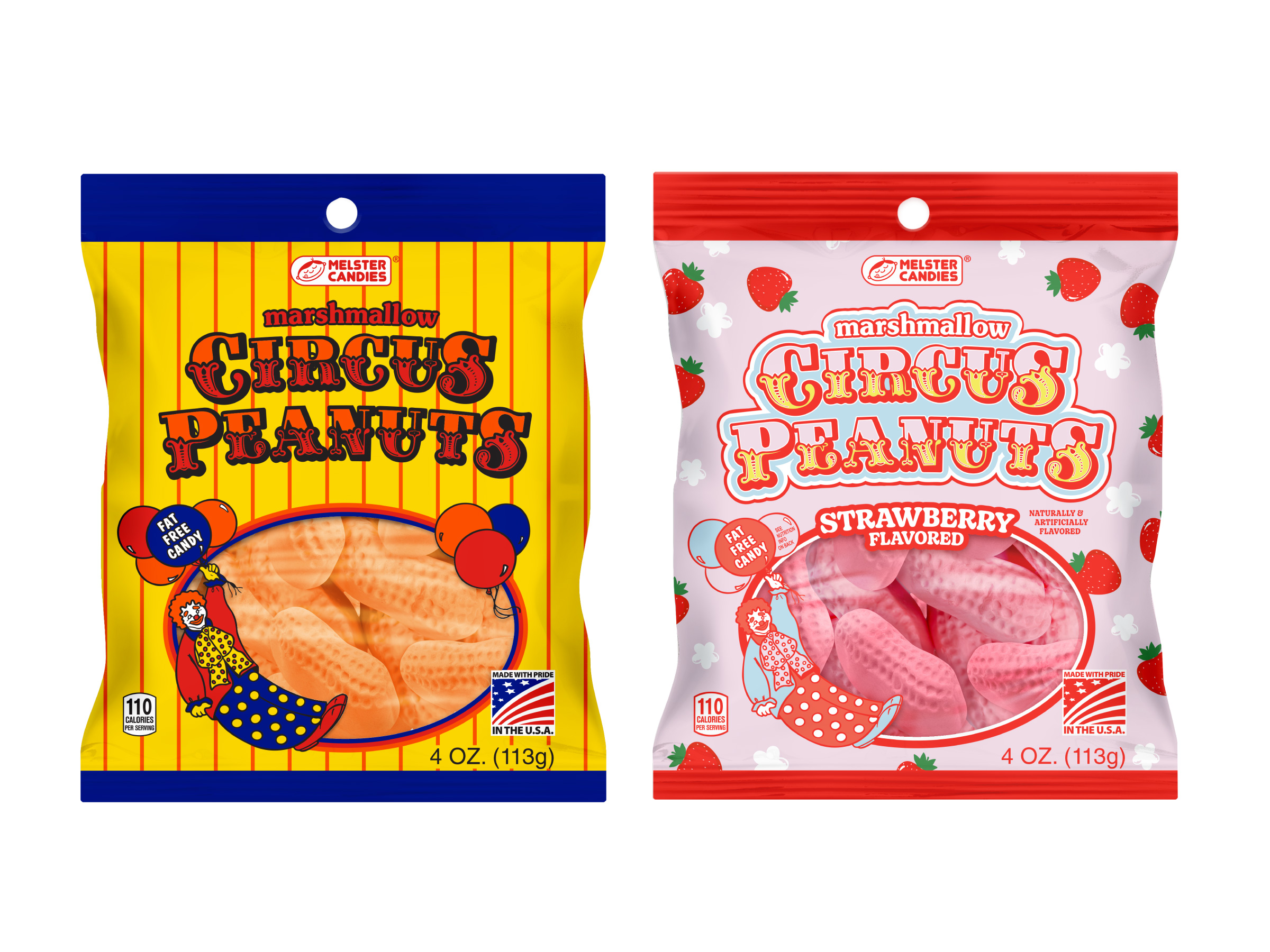 Melster Circus Peanuts - New Strawberry Flavor!