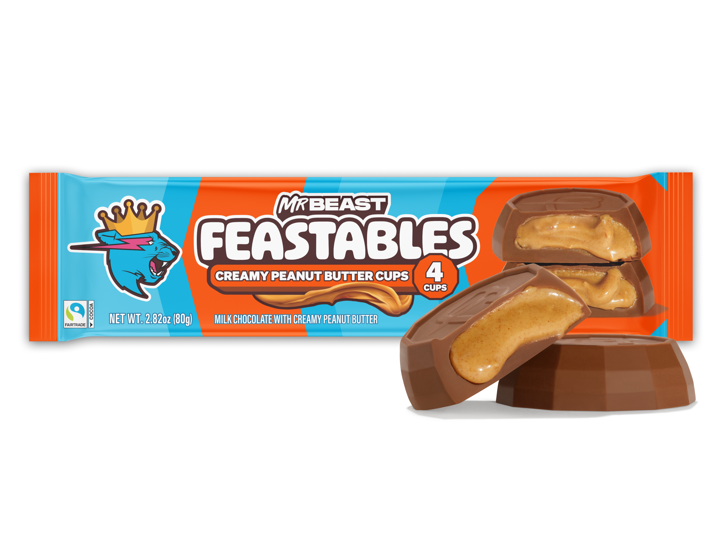 Feastables Creamy Peanut Butter Cups