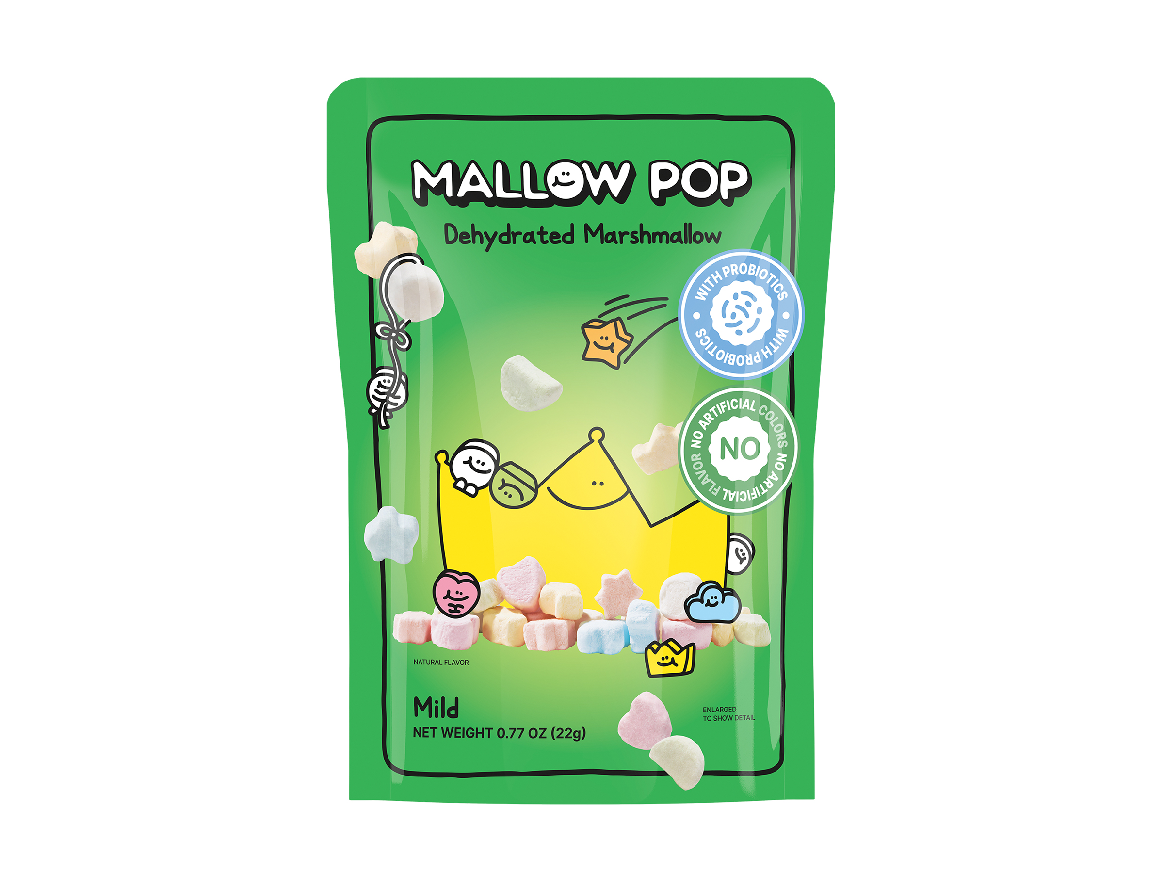 Mallow Pop Mild with Probiotics (Natural Colors and Flavors)