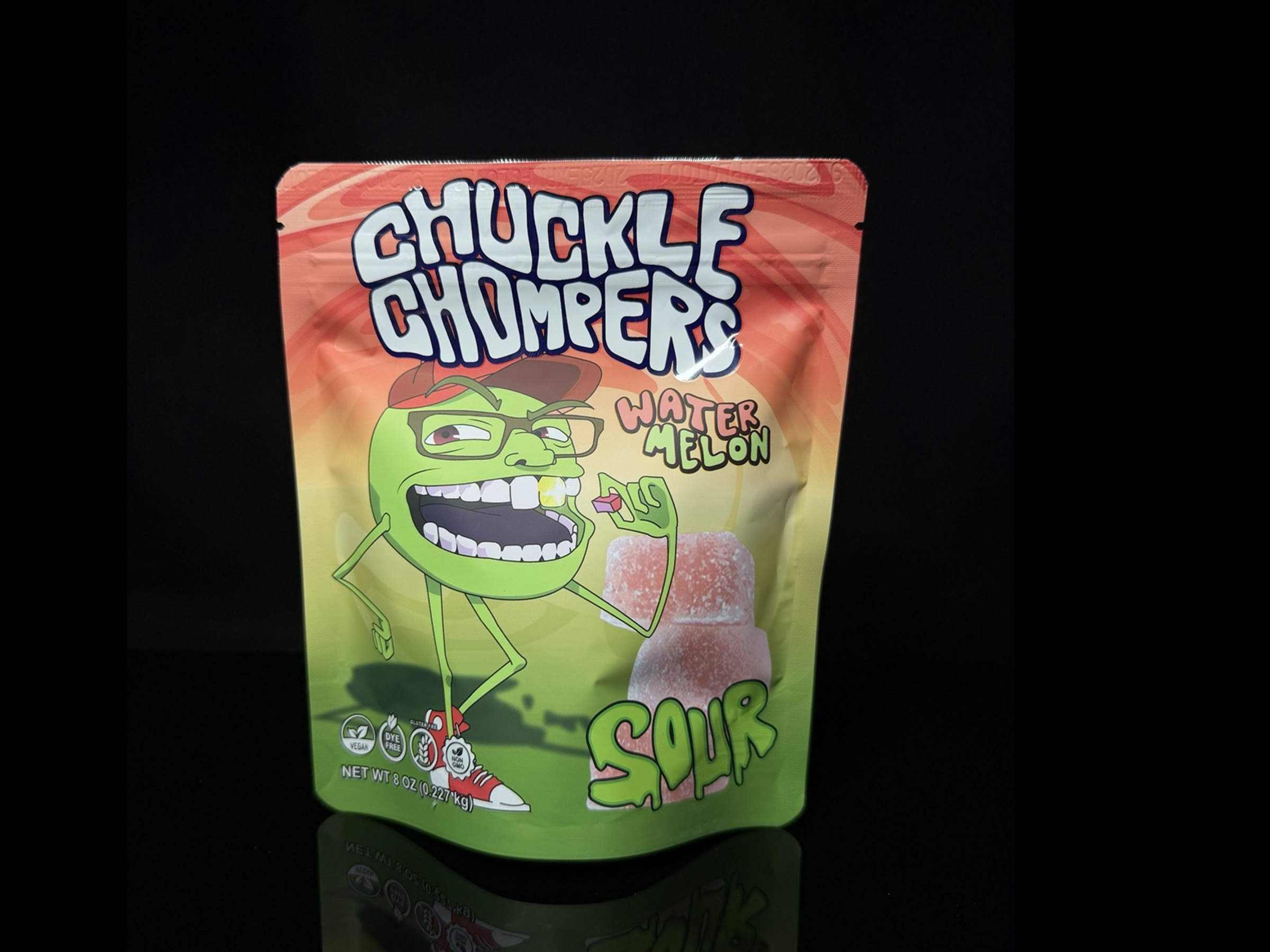 Chuckle Chompers – No Artificial Dyes! Plant-Based Sour Gummies