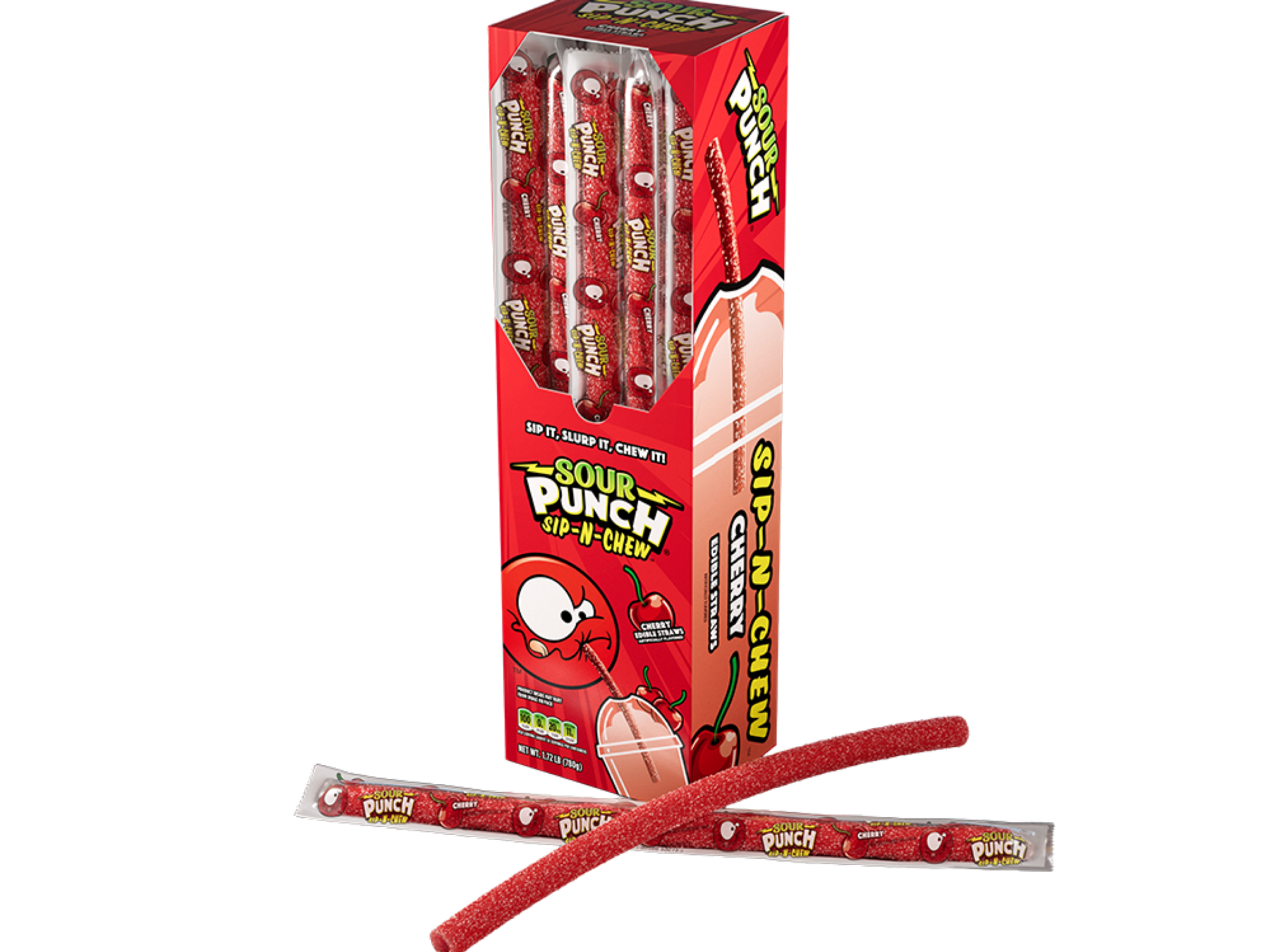 Sour Punch Sip-N-Chew Straws