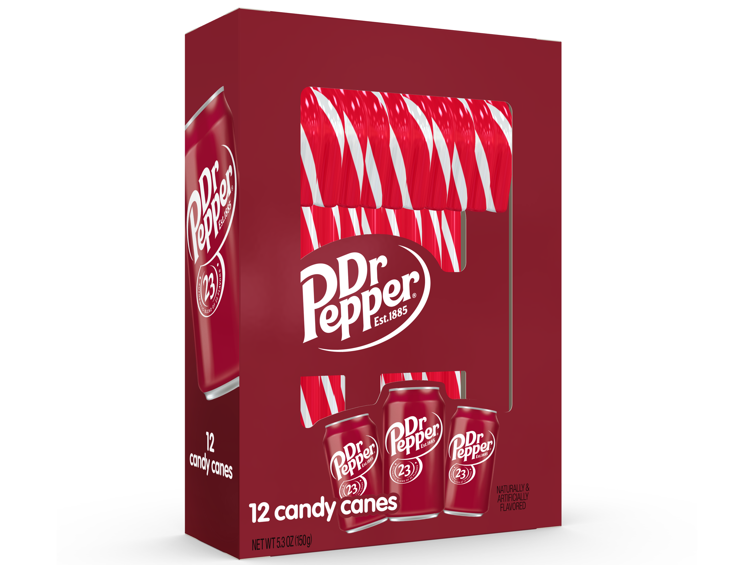 Dr. Pepper Candy Canes
