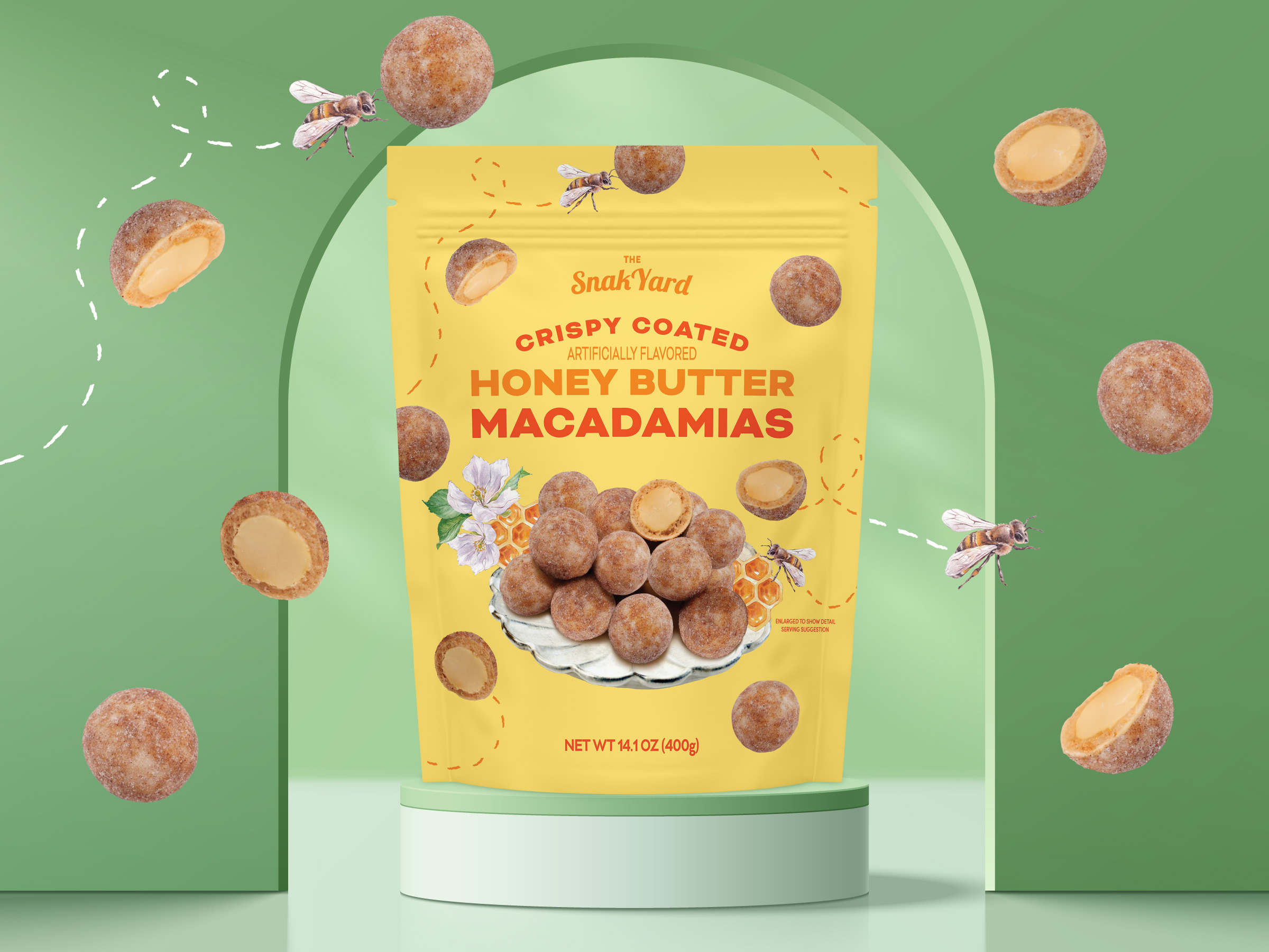 Crispy Coated Honey Butter Macadamias