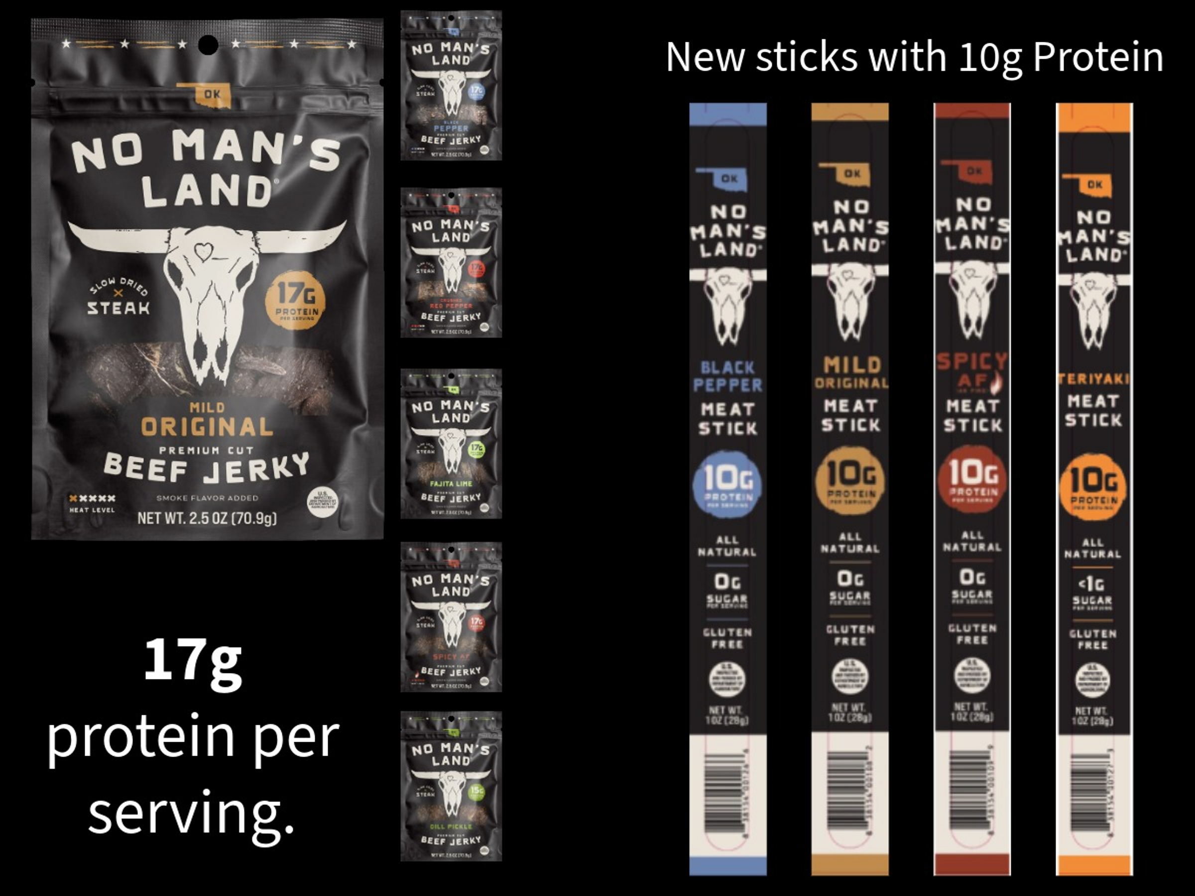 No Man\'s Land Beef Jerky - Don\'t Follow the Herd.