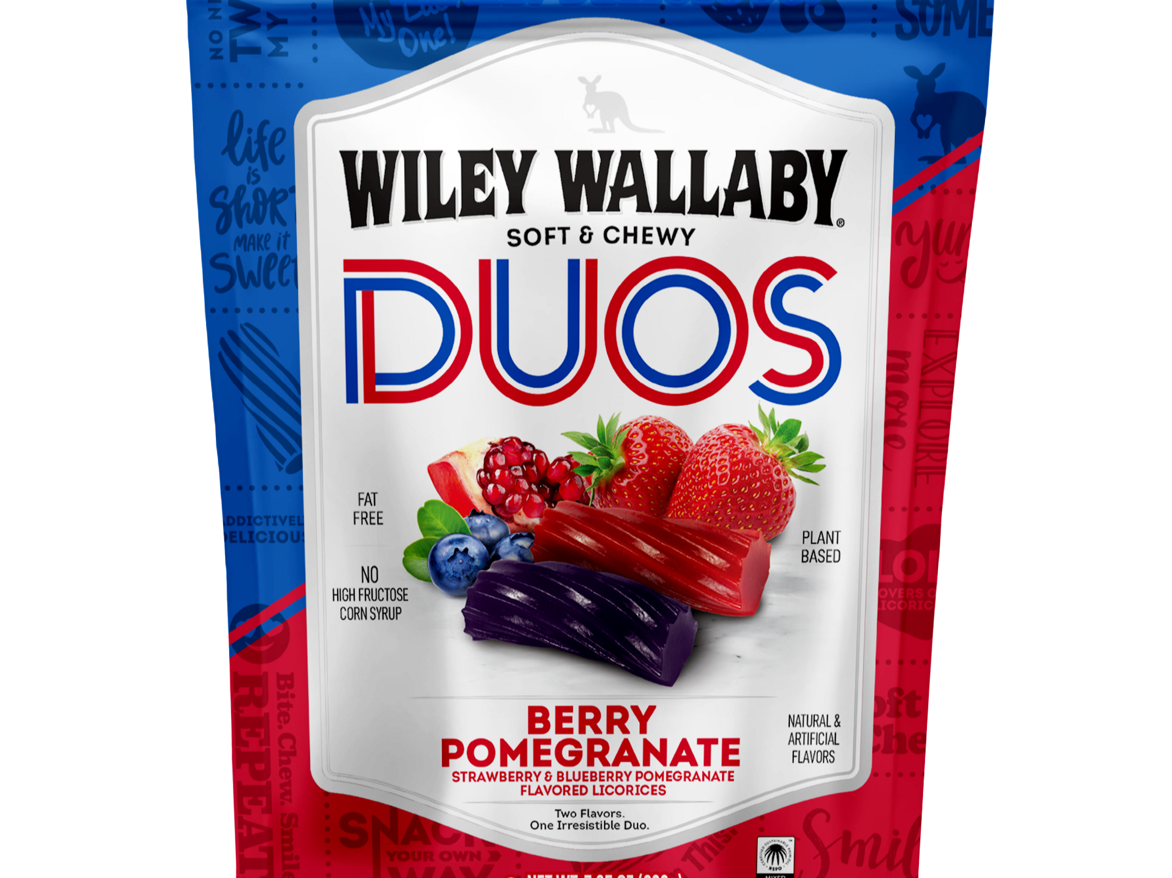 Wiley Wallaby - Duos - Classic Red & Blueberry Pomegranate