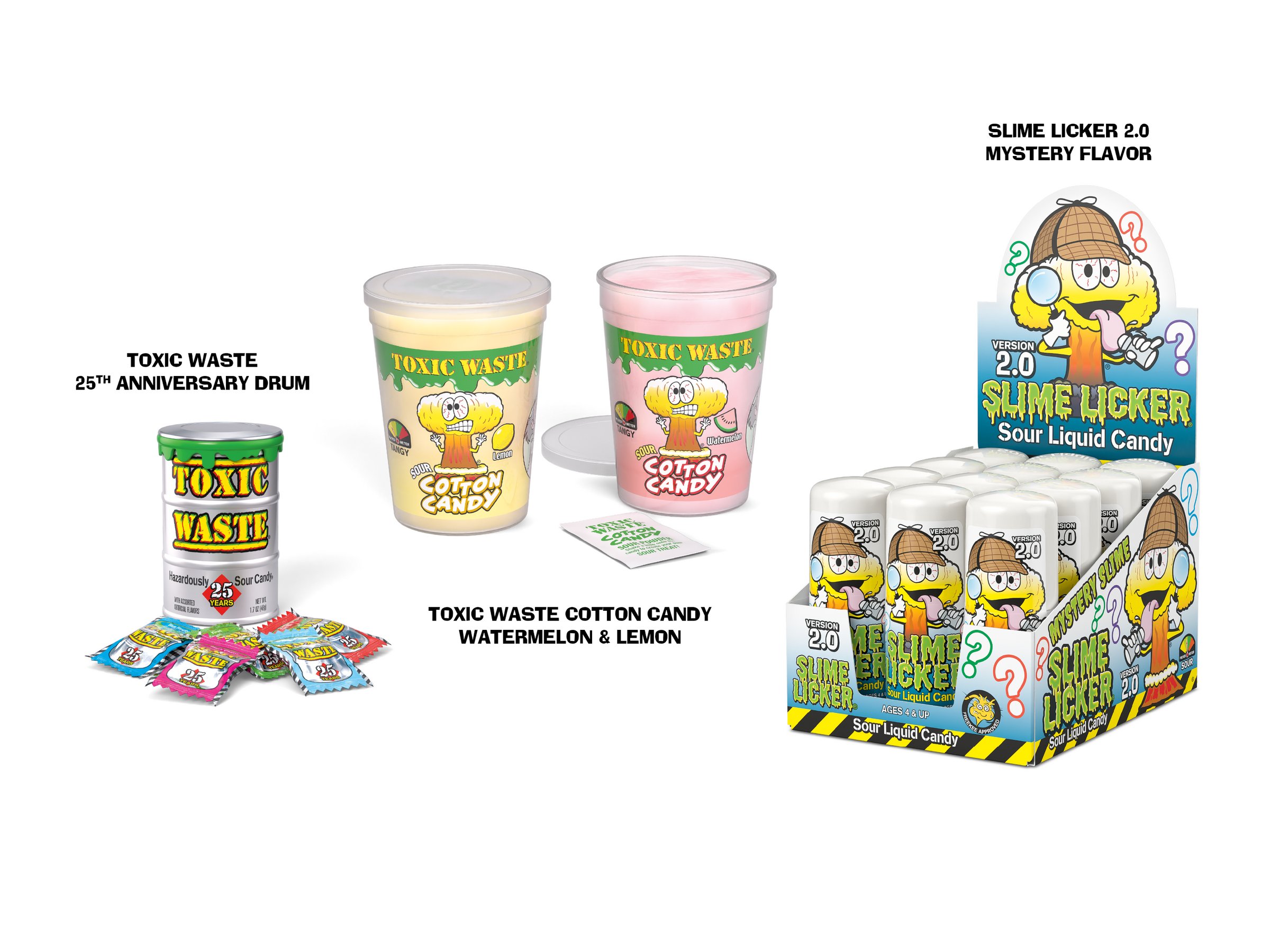 New Everyday Items from the Toxic Waste and Slime Licker Brands