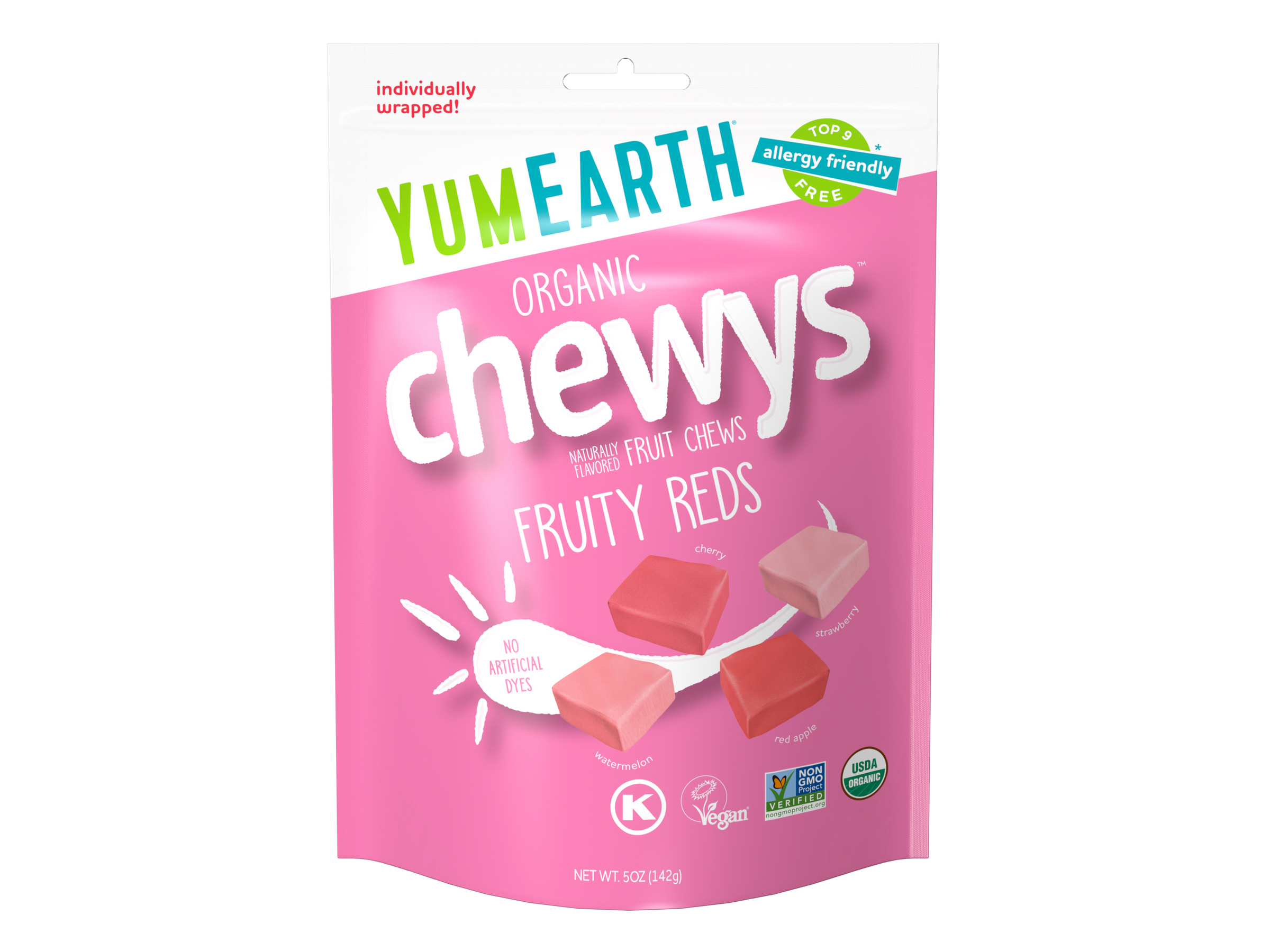 YumEarth Organic Chewys Fruity Reds